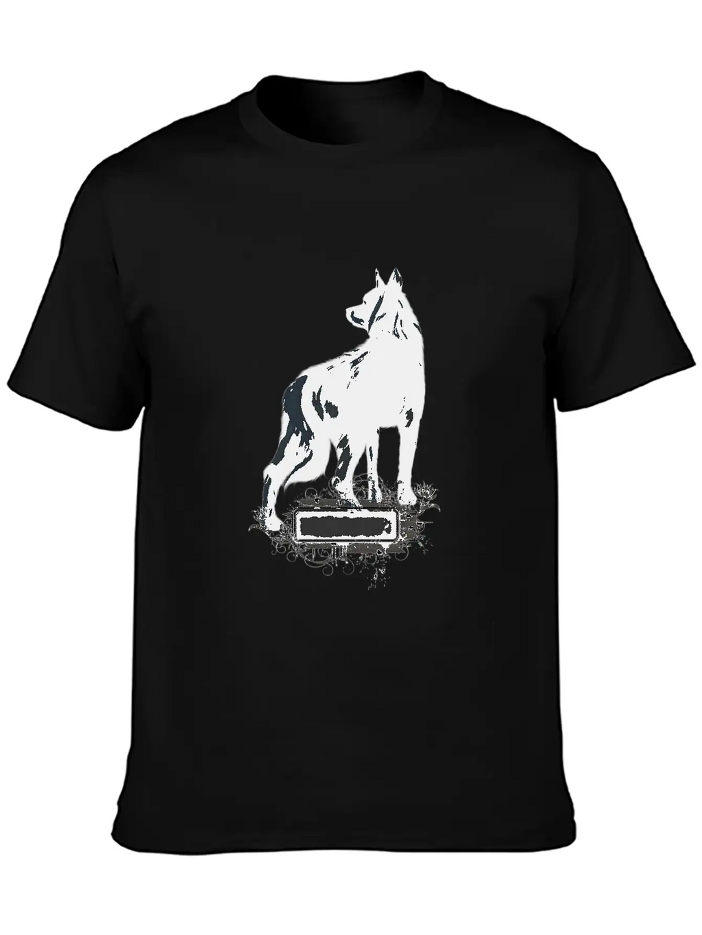 Awesome Black Wolf Unisex Casual T-Shirt – Clean Design For Daily Comfort