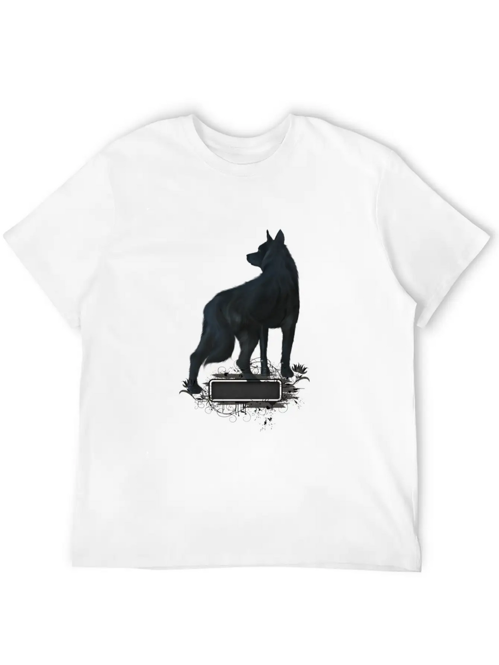 Awesome Black Wolf Unisex Casual T-Shirt – Clean Design For Daily Comfort