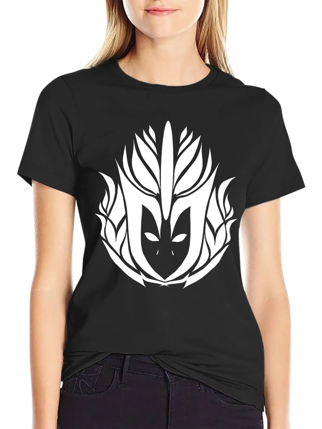 Awesome Tribal Tattoo Design Flower Head Unisex Casual T-Shirt – Clean Design For Daily Comfort