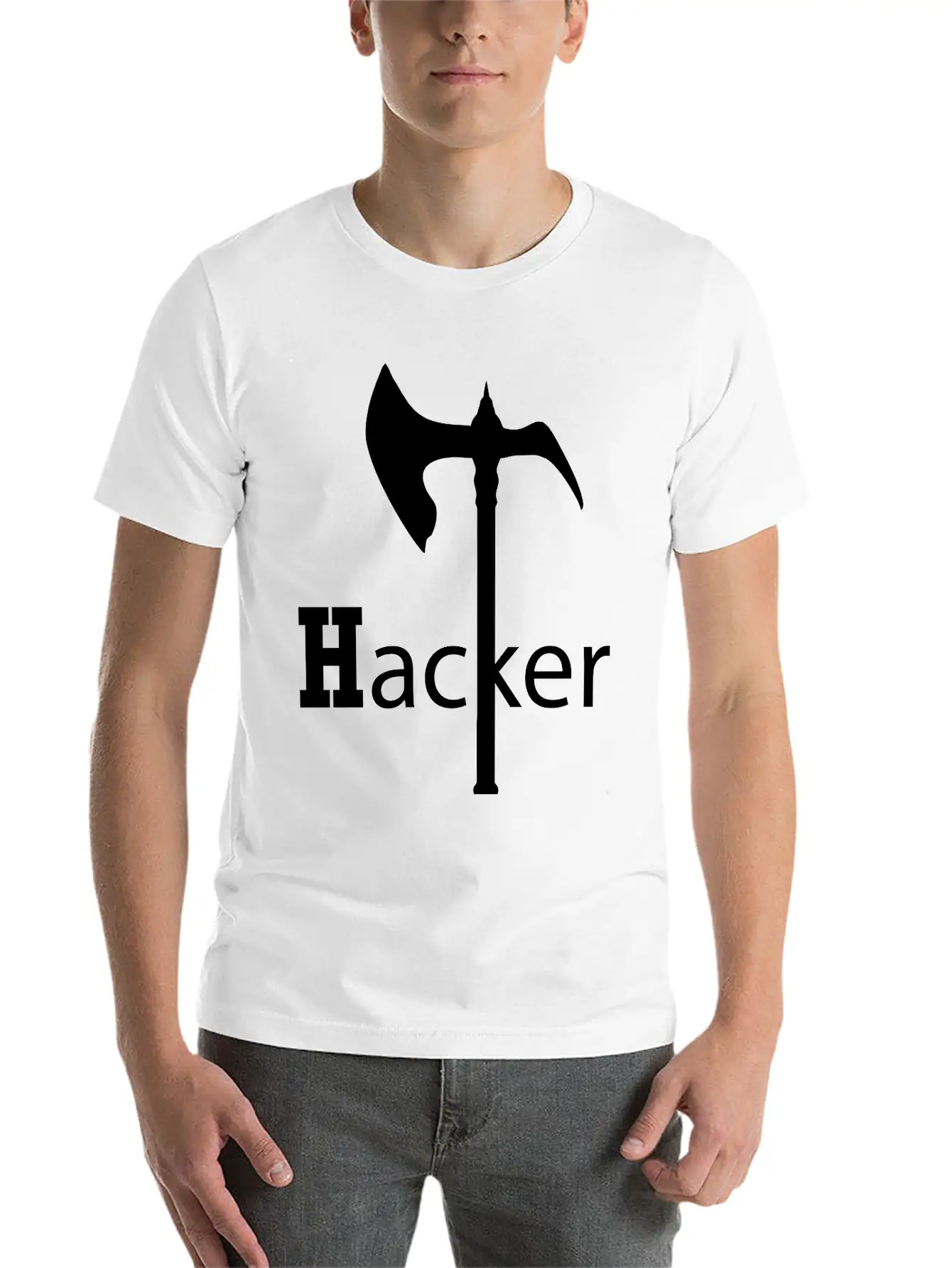 Axe Hack And Slay, Hackers Casual Graphic T-Shirt – Simple And Comfortable Daily Wear