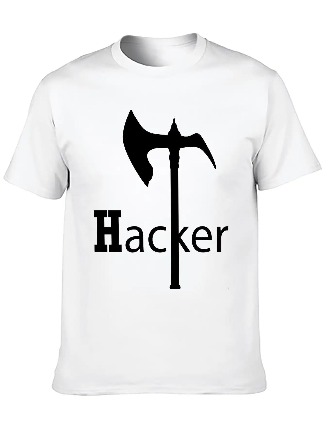 Axe Hack And Slay, Hackers Casual Graphic T-Shirt – Simple And Comfortable Daily Wear
