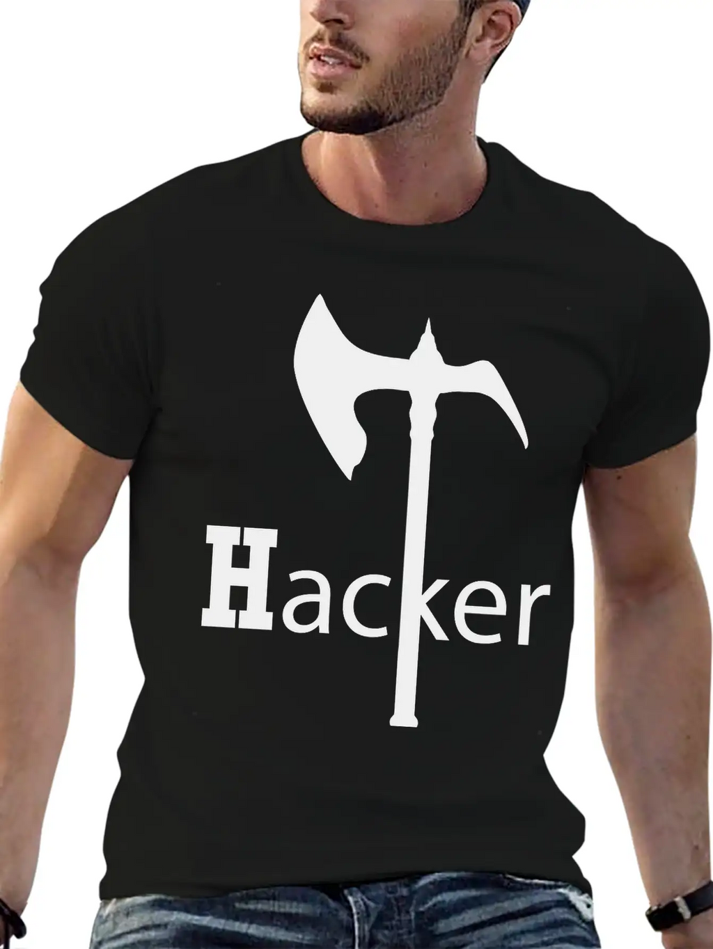 Axe Hack And Slay, Hackers Casual Graphic T-Shirt – Simple And Comfortable Daily Wear