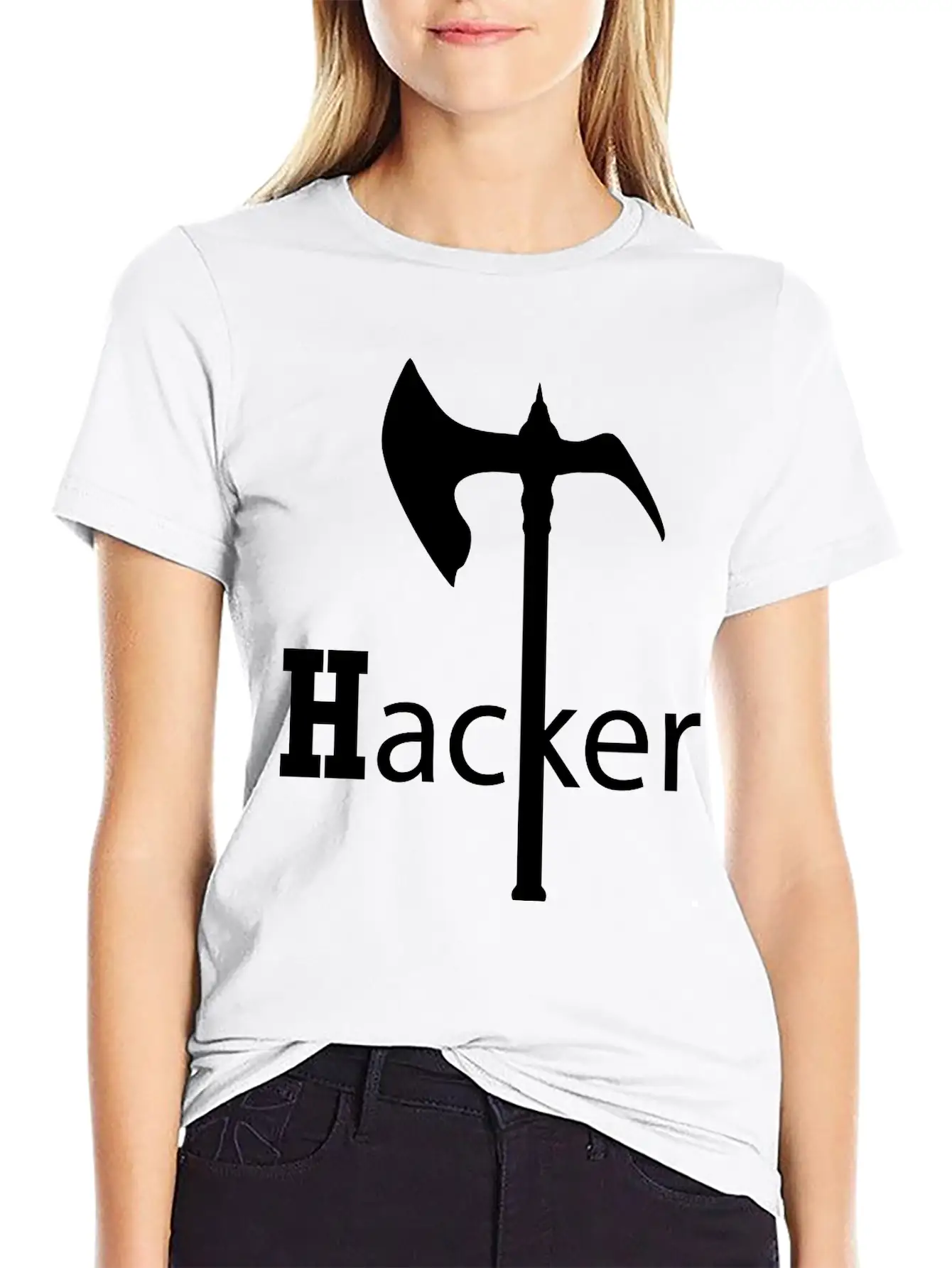 Axe Hack And Slay, Hackers Casual Graphic T-Shirt – Simple And Comfortable Daily Wear