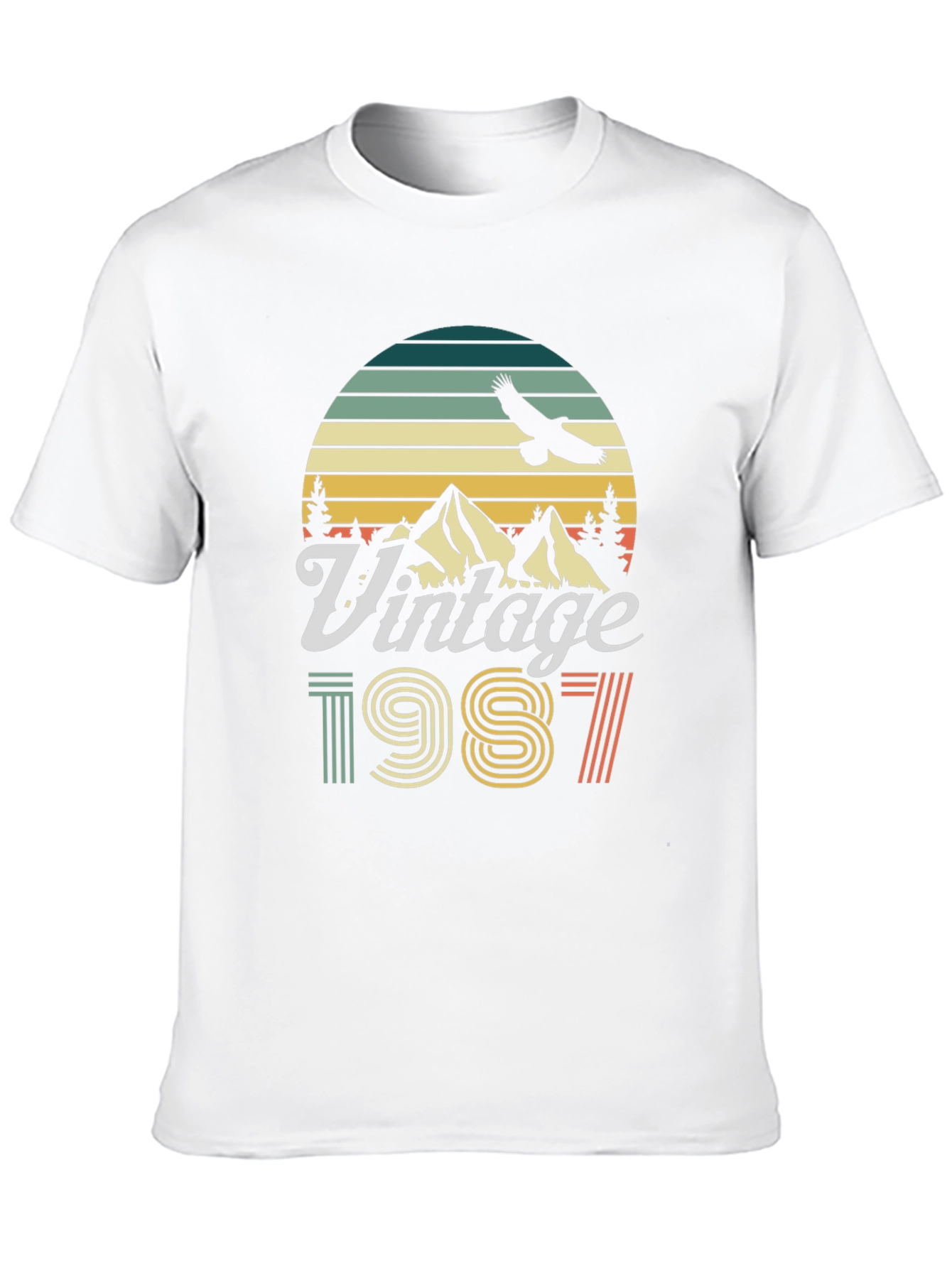 Vintage 1987 Graphic T-Shirt Retro Style