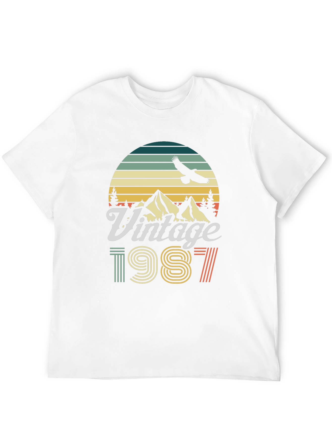 Vintage 1987 Graphic T-Shirt Retro Style