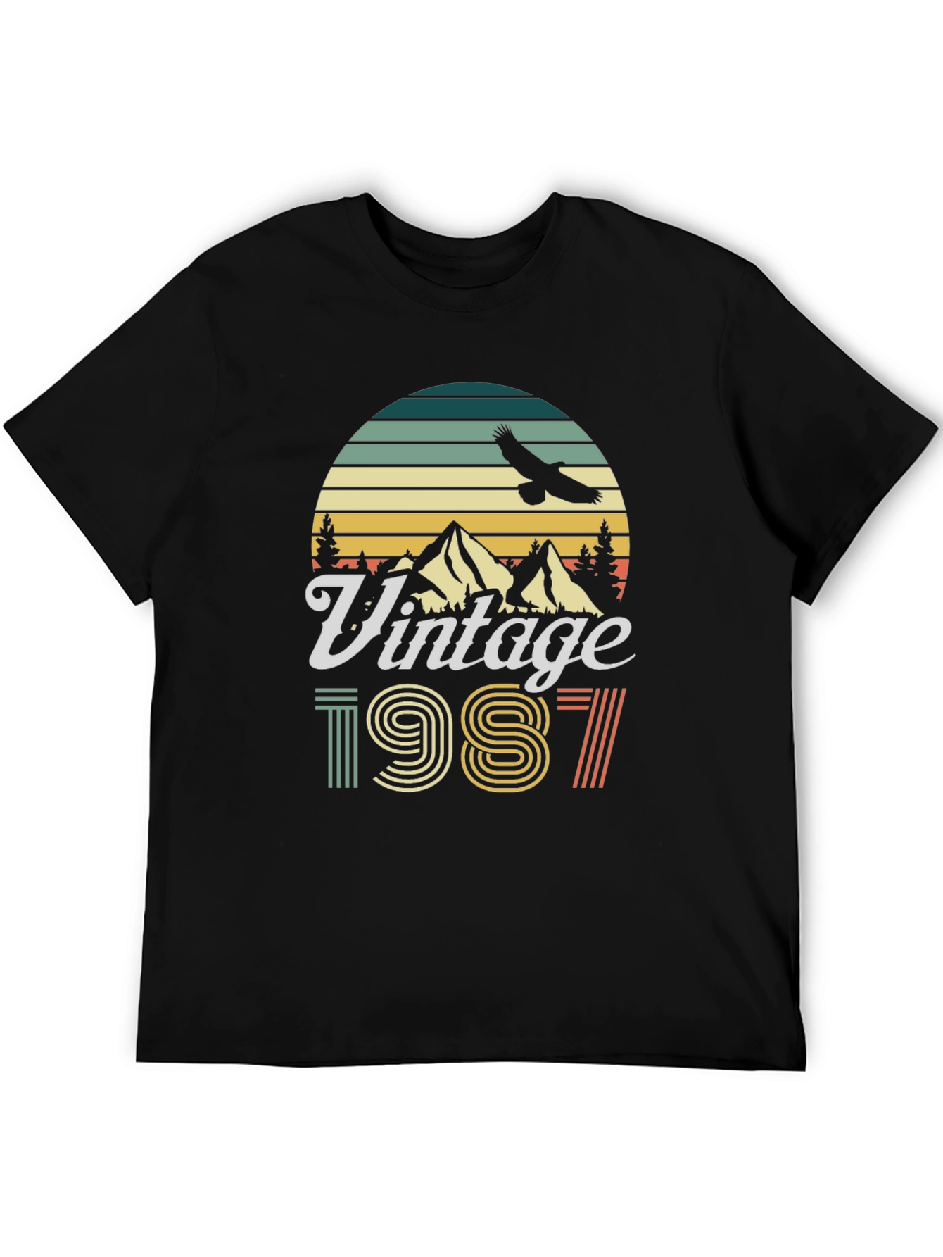 Vintage 1987 Graphic T-Shirt Retro Style