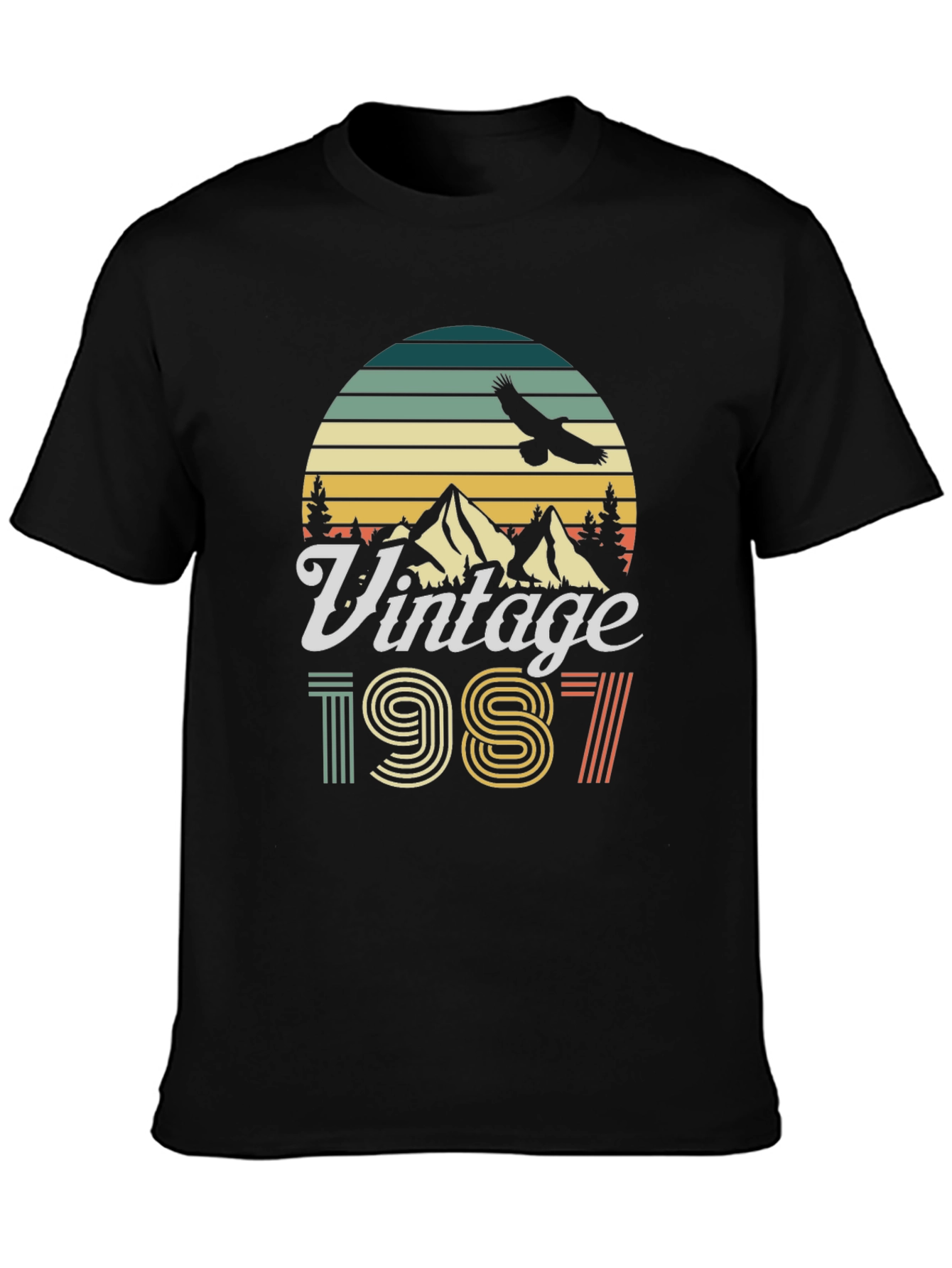 Vintage 1987 Graphic T-Shirt Retro Style