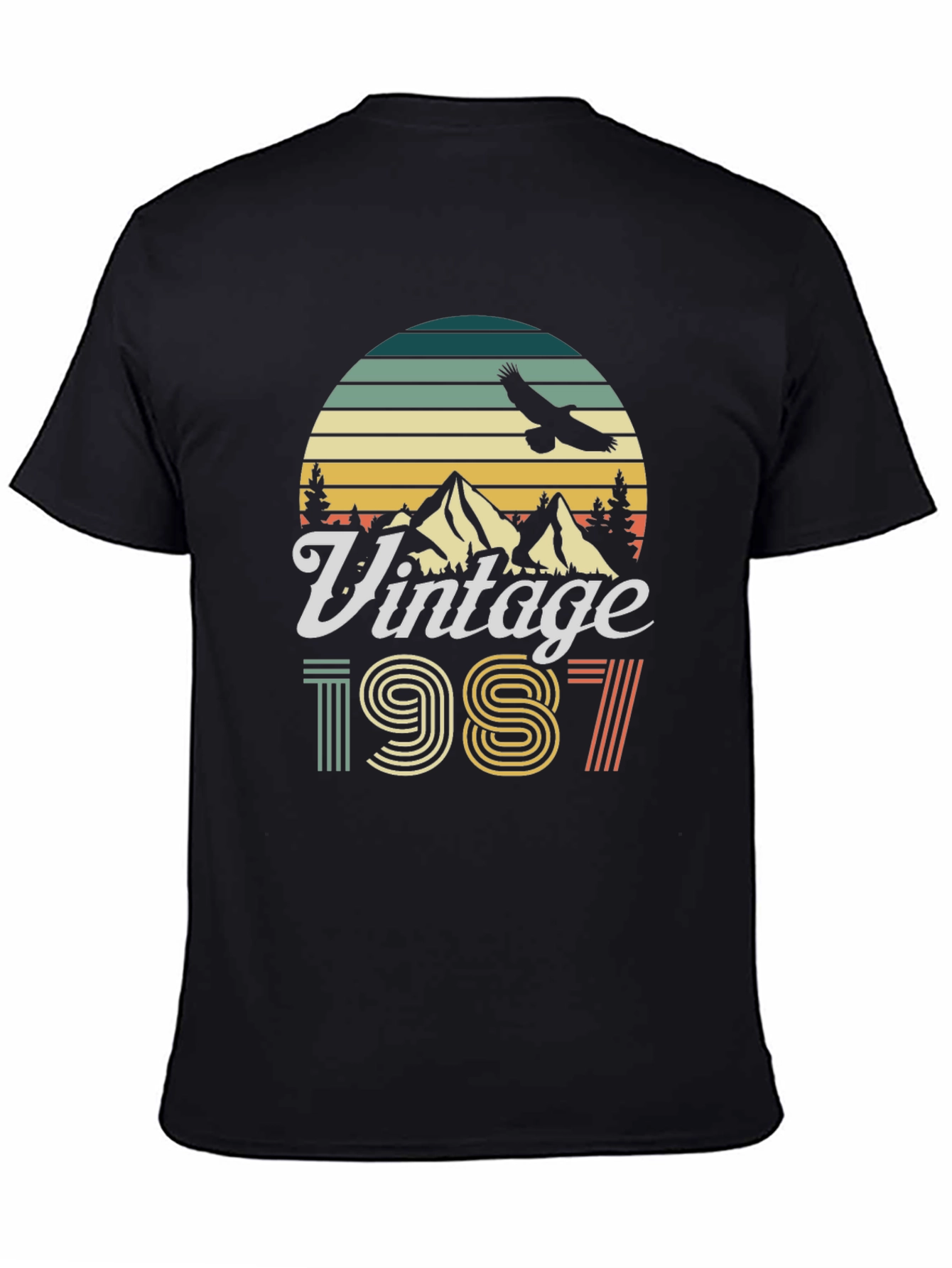 Vintage 1987 Graphic T-Shirt Retro Style