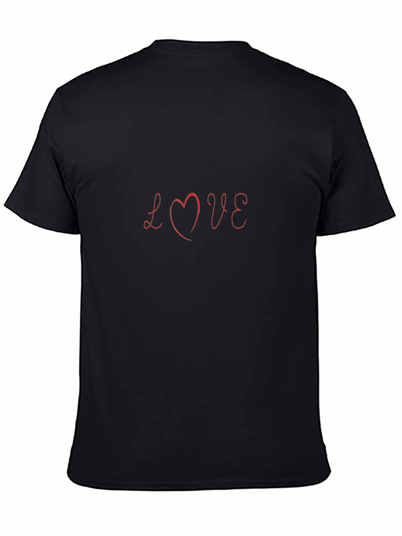 Love Graphic Black T-Shirt - Stylish Casual Wear