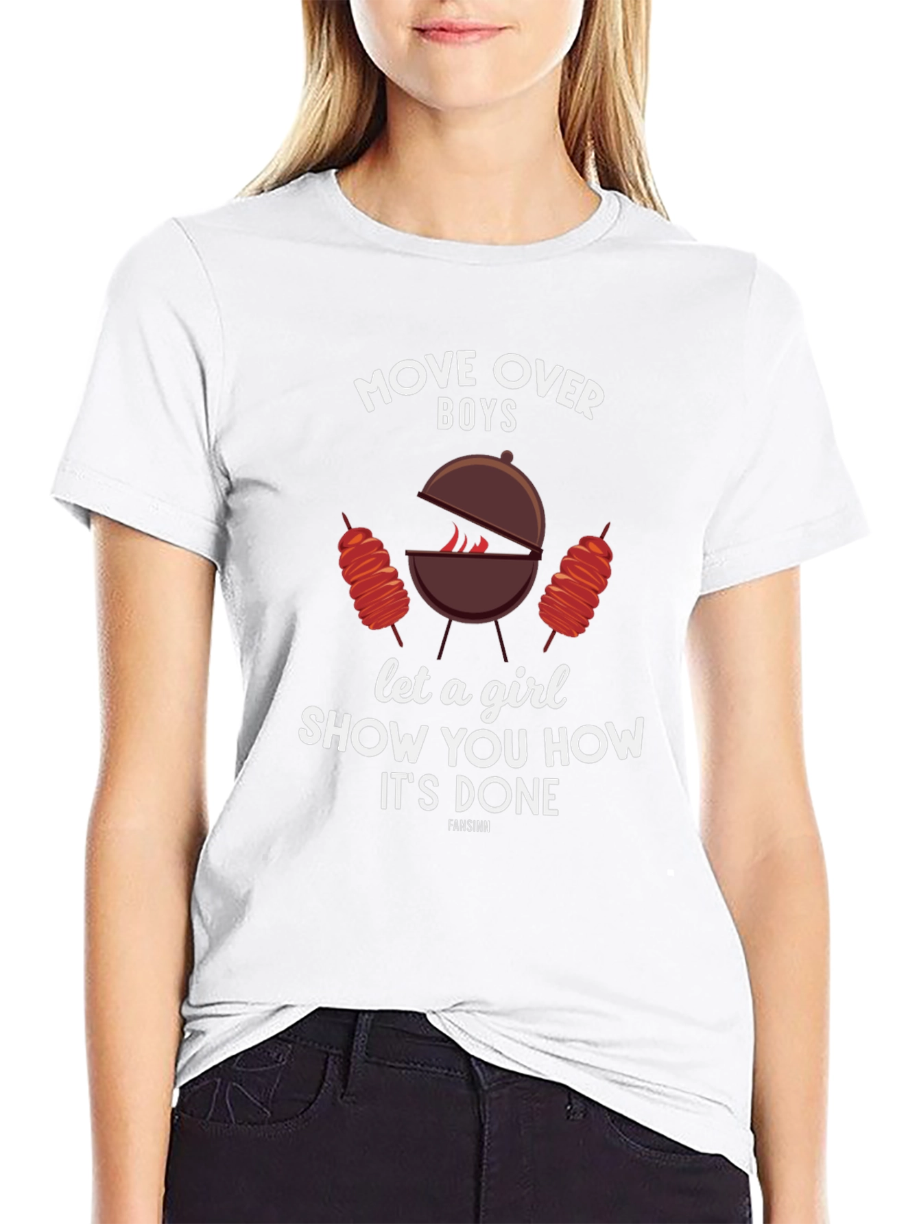 Move Over Boys BBQ Graphic Tee