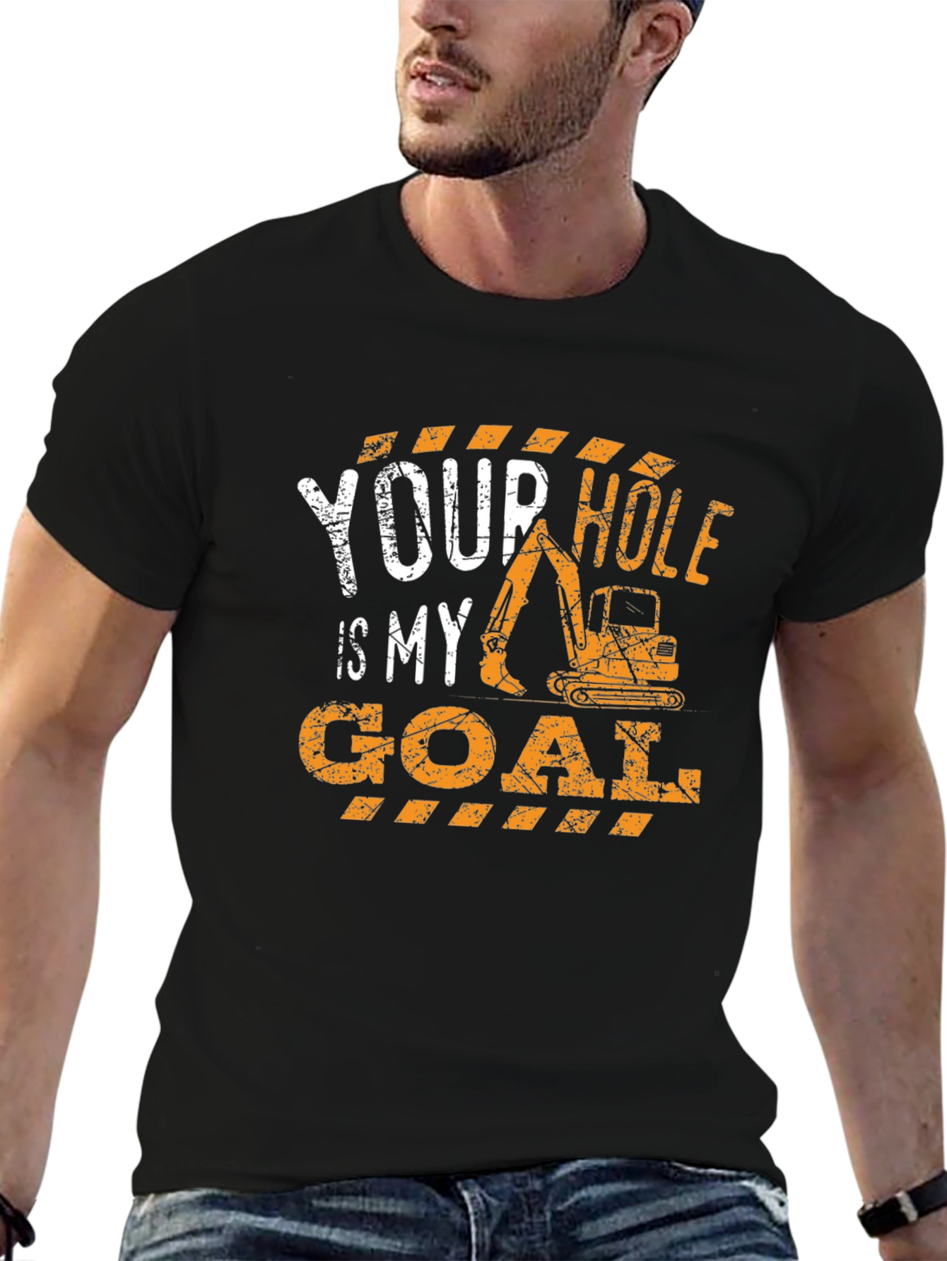 Your Hole Is My Goal Construction T-Shirt
