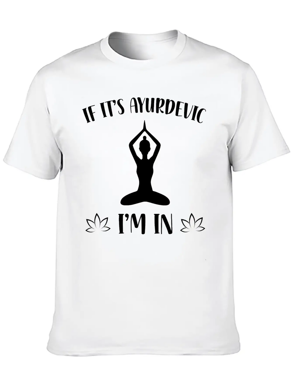 Ayurveda Massages | Yoga Ayurveda Om Gift Ideas Unisex Short Sleeve Soft Cotton T-Shirt – Casual Everyday Wear