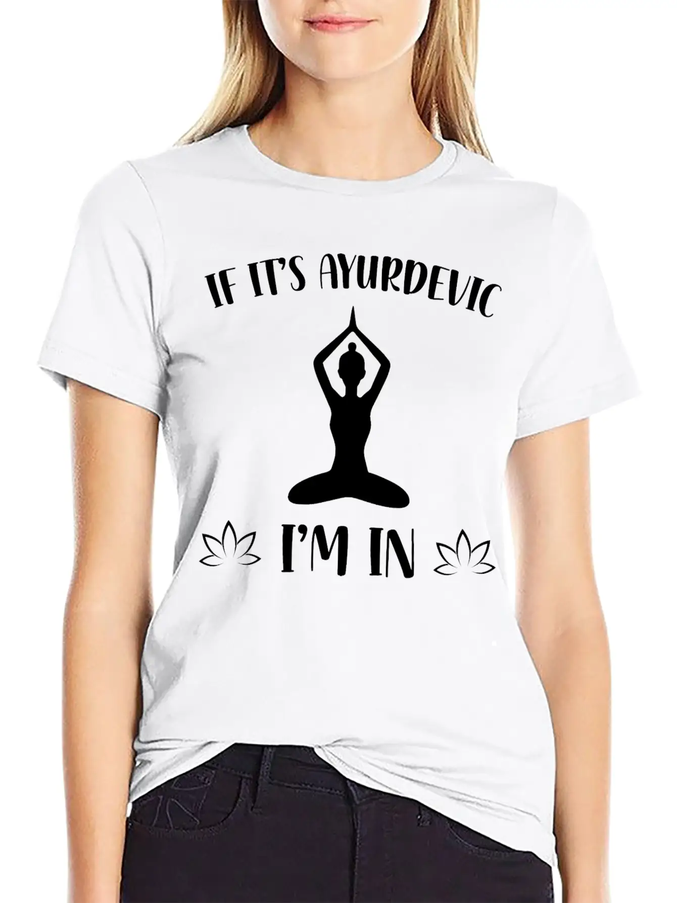 Ayurveda Massages | Yoga Ayurveda Om Gift Ideas Unisex Short Sleeve Soft Cotton T-Shirt – Casual Everyday Wear
