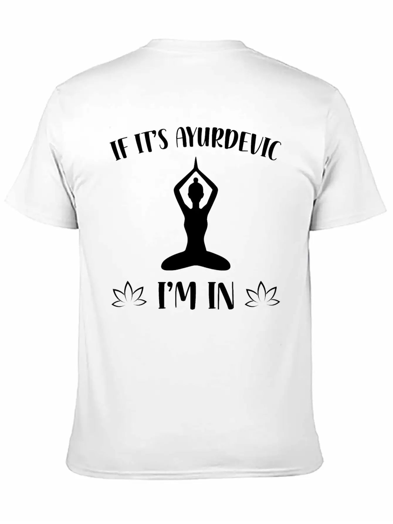 Ayurveda Massages | Yoga Ayurveda Om Gift Ideas Unisex Short Sleeve Soft Cotton T-Shirt – Casual Everyday Wear