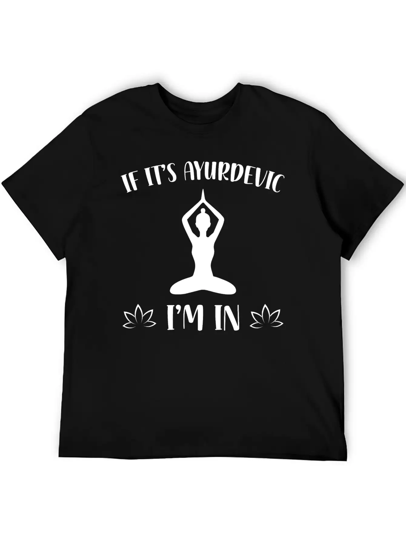 Ayurveda Massages | Yoga Ayurveda Om Gift Ideas Unisex Short Sleeve Soft Cotton T-Shirt – Casual Everyday Wear