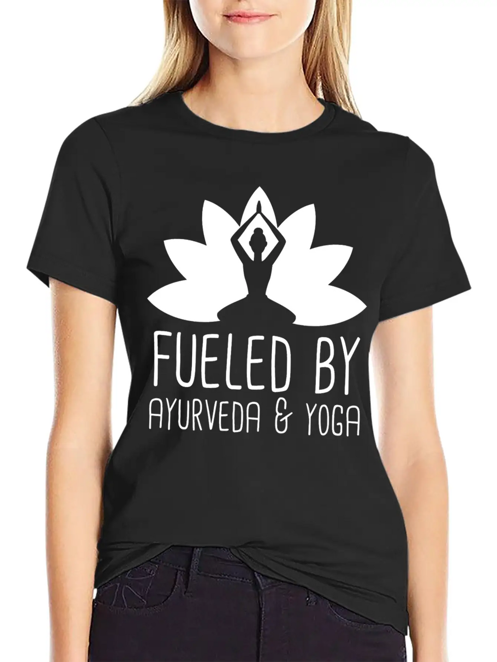 Ayurveda Massages | Yoga Meditation Om Gifts Unisex Short Sleeve Soft Cotton T-Shirt – Casual Everyday Wear