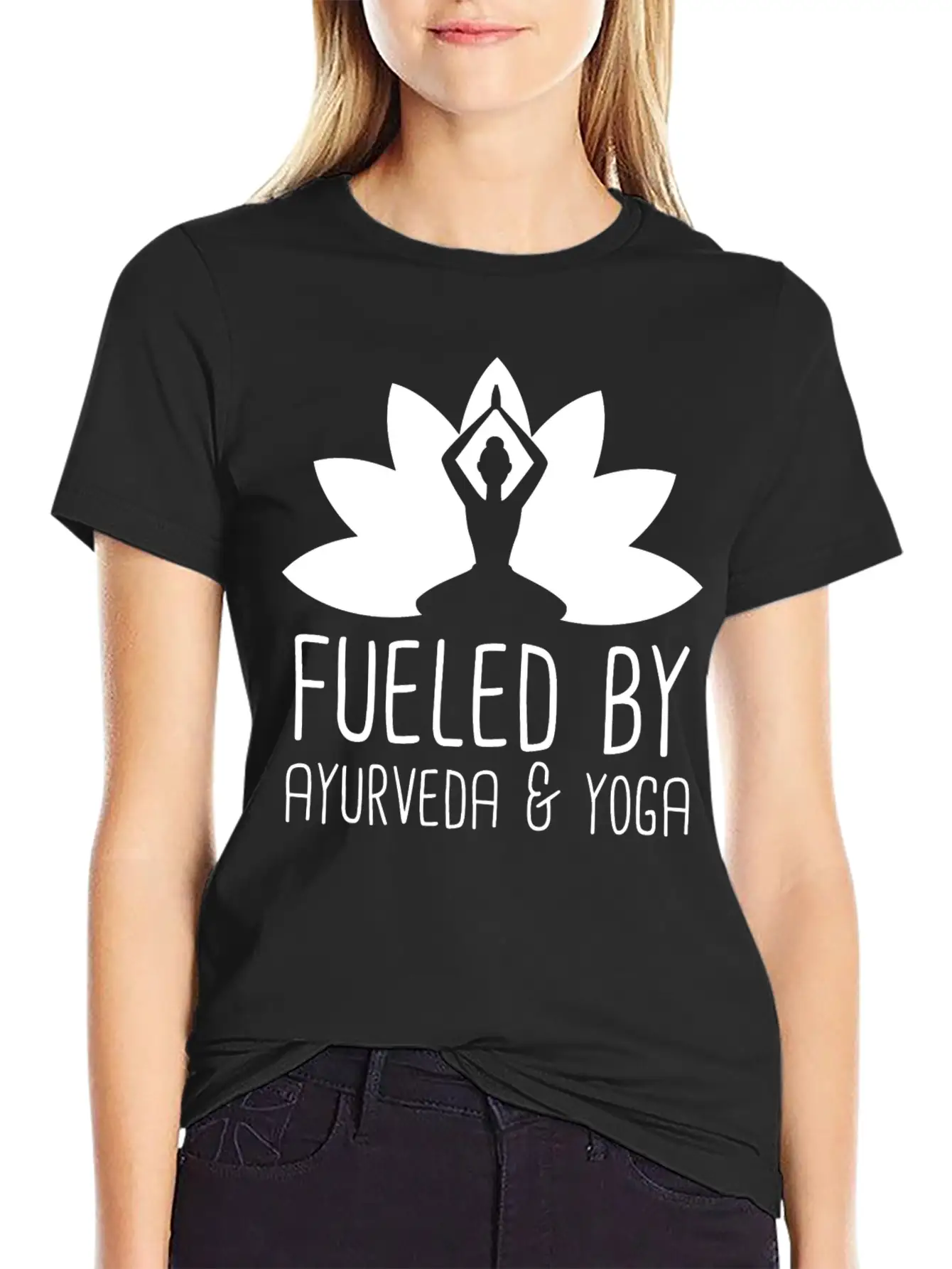 Ayurveda Massages | Yoga Meditation Om Gifts Unisex Short Sleeve Soft Cotton T-Shirt – Casual Everyday Wear