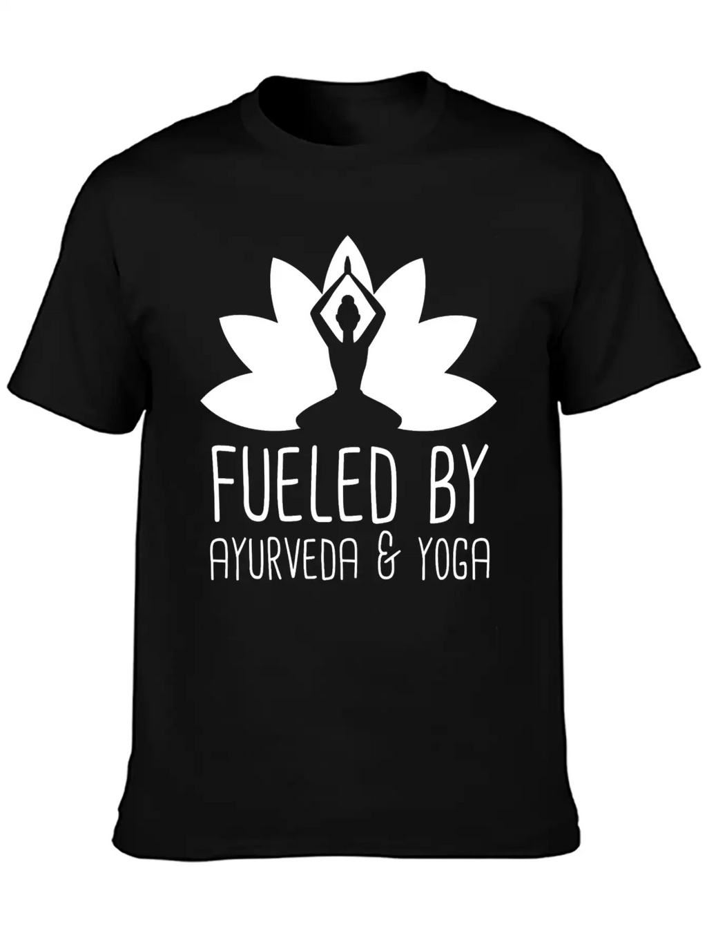 Ayurveda Massages | Yoga Meditation Om Gifts Unisex Short Sleeve Soft Cotton T-Shirt – Casual Everyday Wear