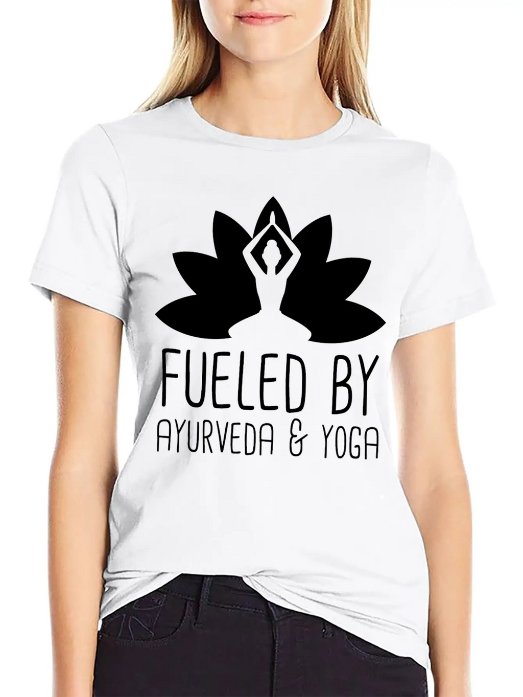 Ayurveda Massages | Yoga Meditation Om Gifts Unisex Short Sleeve Soft Cotton T-Shirt – Casual Everyday Wear