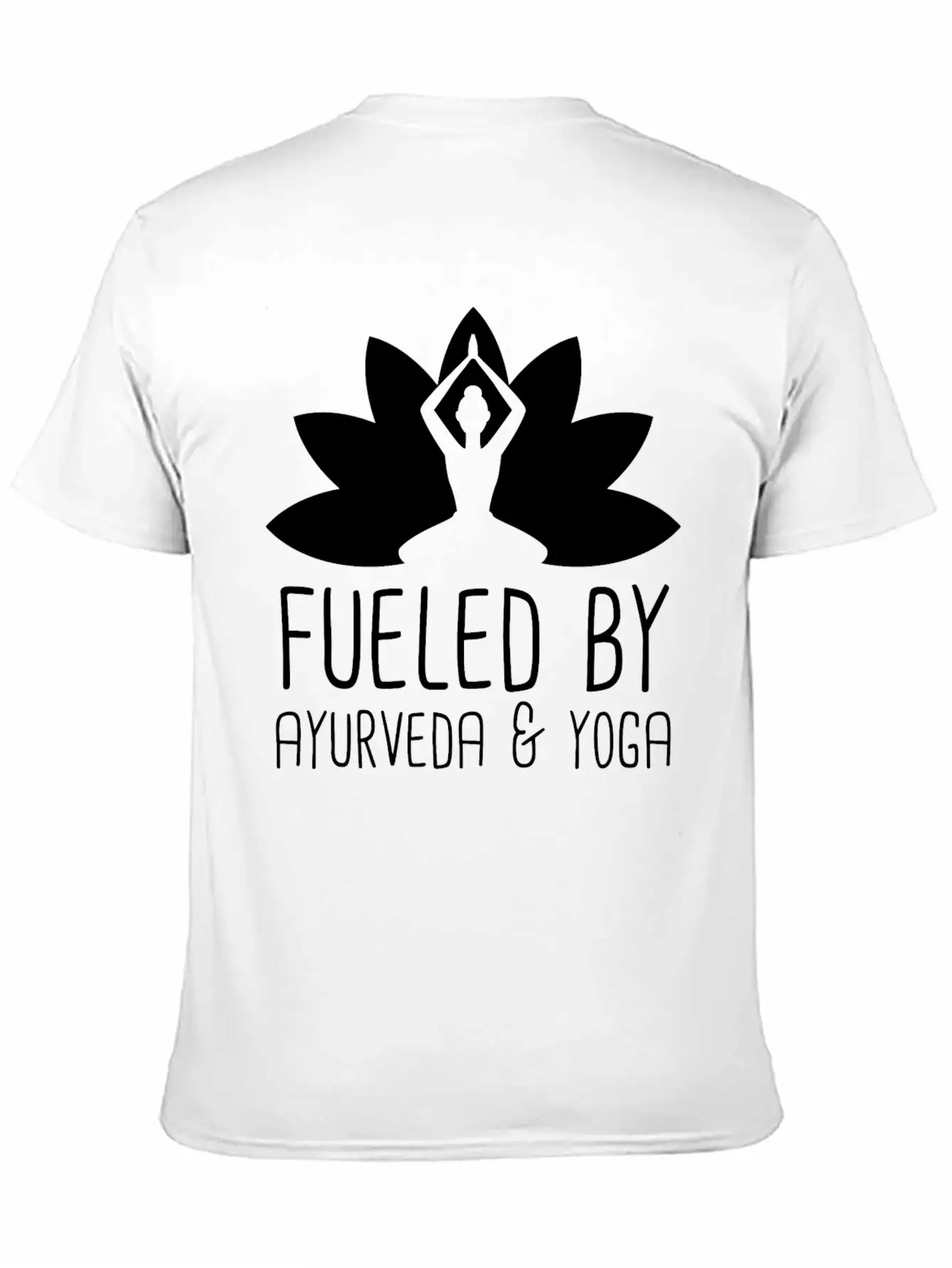 Ayurveda Massages | Yoga Meditation Om Gifts Unisex Short Sleeve Soft Cotton T-Shirt – Casual Everyday Wear