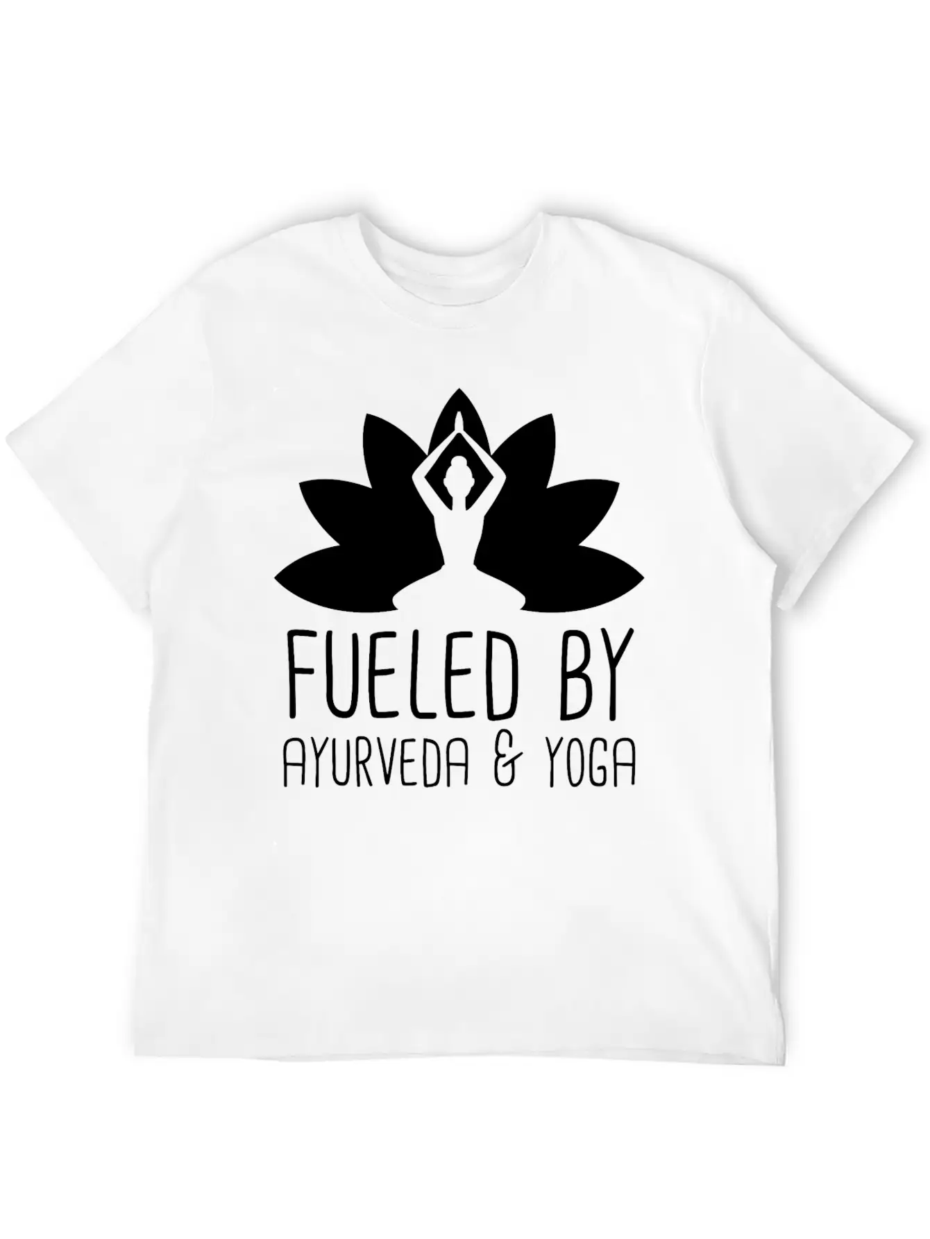 Ayurveda Massages | Yoga Meditation Om Gifts Unisex Short Sleeve Soft Cotton T-Shirt – Casual Everyday Wear