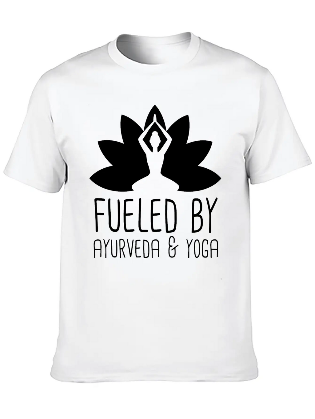 Ayurveda Massages | Yoga Meditation Om Gifts Unisex Short Sleeve Soft Cotton T-Shirt – Casual Everyday Wear