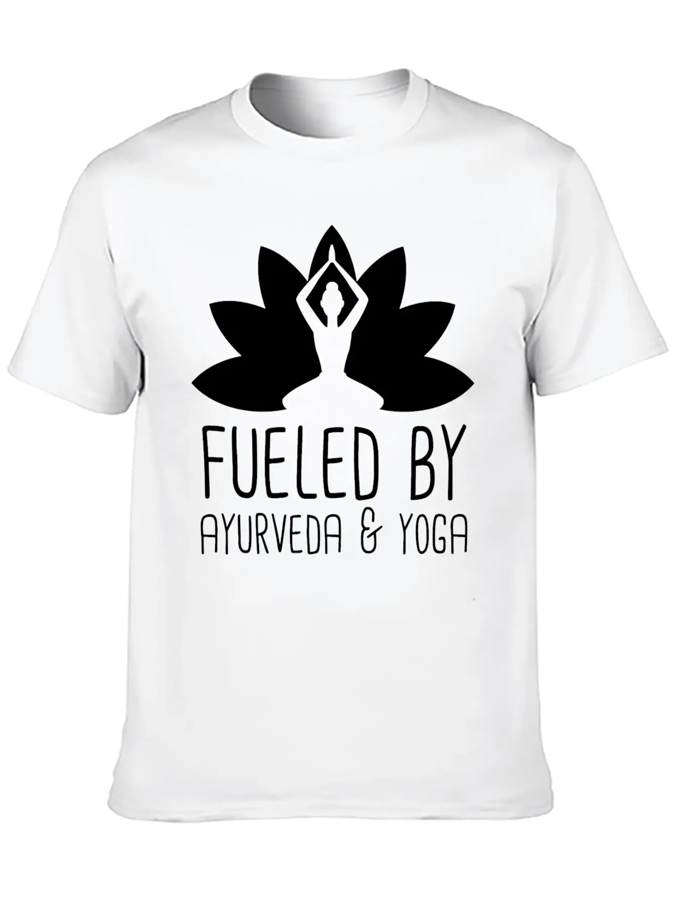 Ayurveda Massages | Yoga Meditation Om Gifts Unisex Short Sleeve Soft Cotton T-Shirt – Casual Everyday Wear