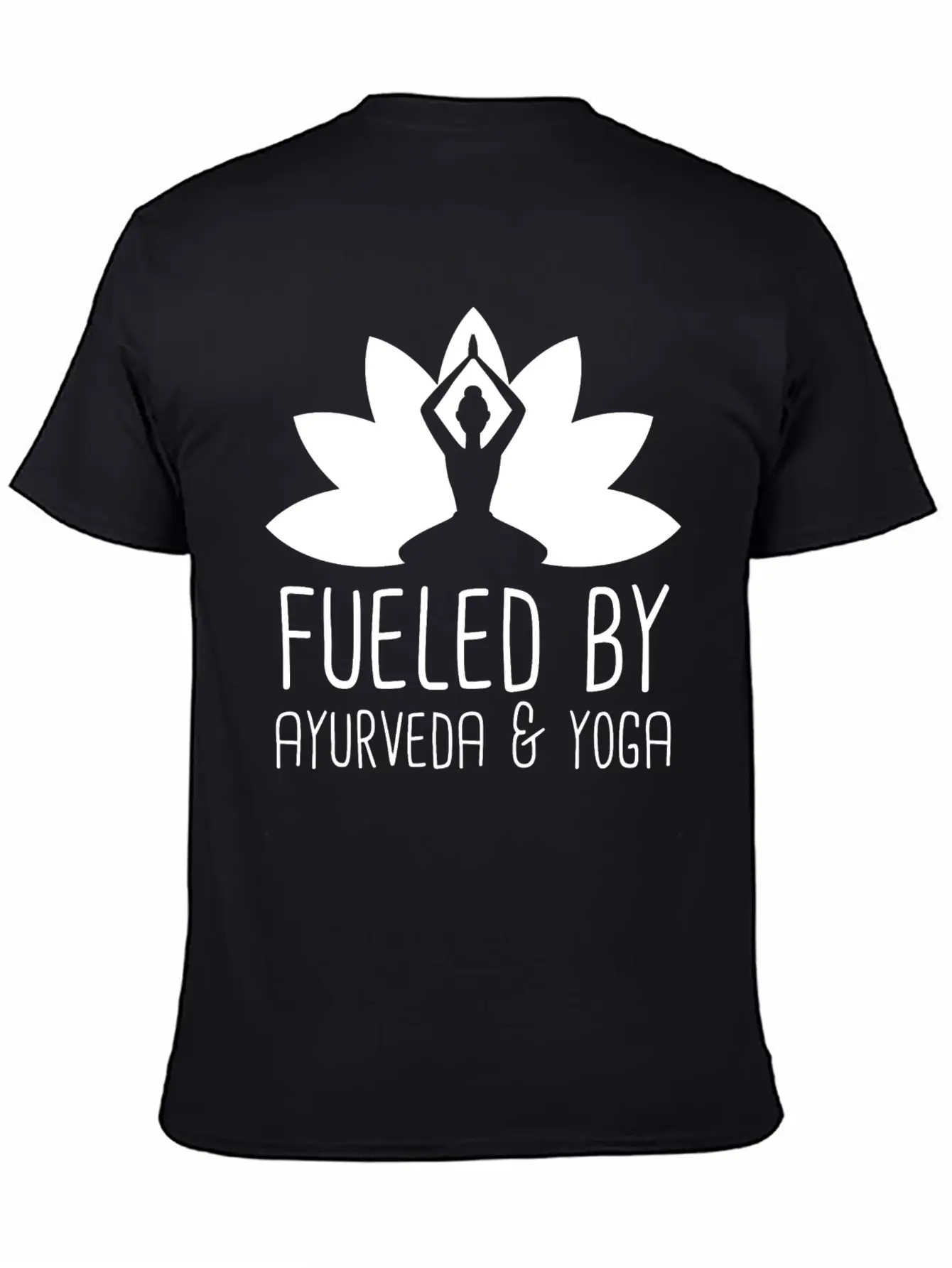 Ayurveda Massages | Yoga Meditation Om Gifts Unisex Short Sleeve Soft Cotton T-Shirt – Casual Everyday Wear
