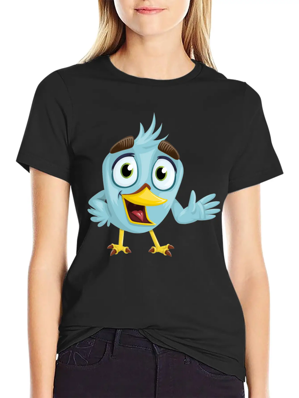 B I R D270 Unisex Short Sleeve Soft Cotton T-Shirt – Casual Everyday Wear