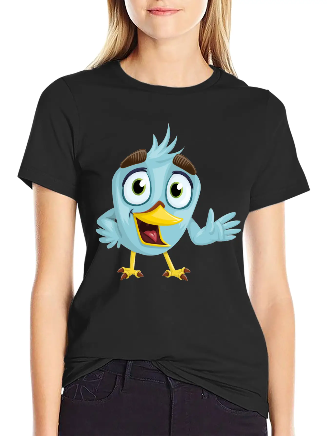 B I R D270 Unisex Short Sleeve Soft Cotton T-Shirt – Casual Everyday Wear