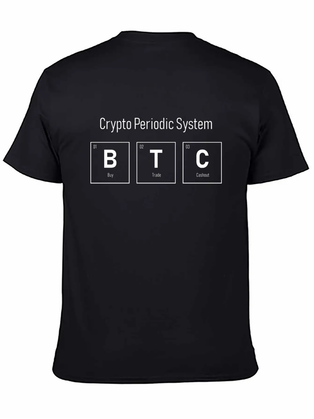 B T C - Periodic System Unisex Short Sleeve Soft Cotton T-Shirt – Casual Everyday Wear