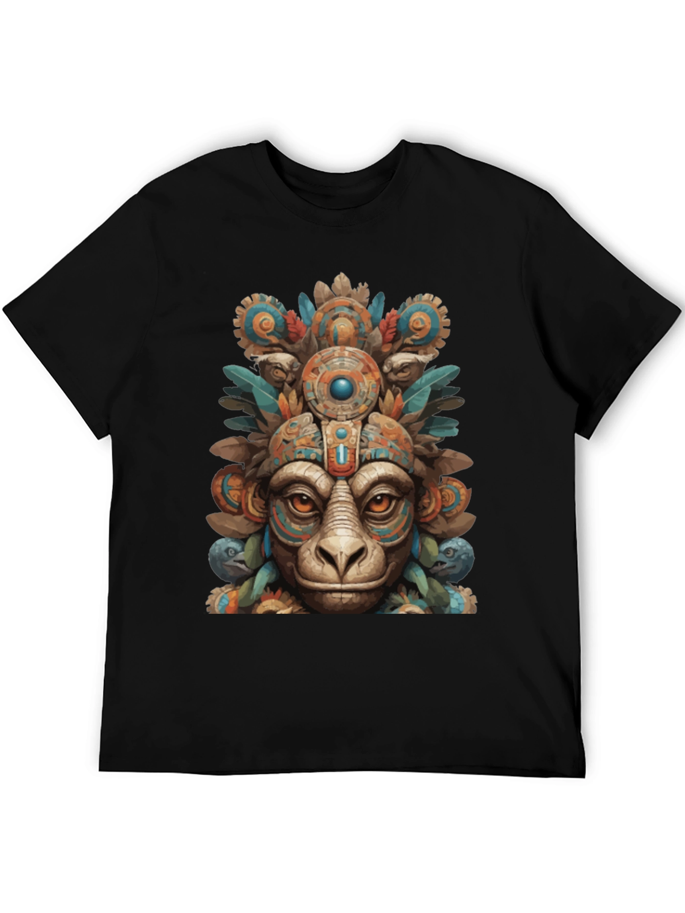 Aztec Monkey T-Shirt - Tribal Art