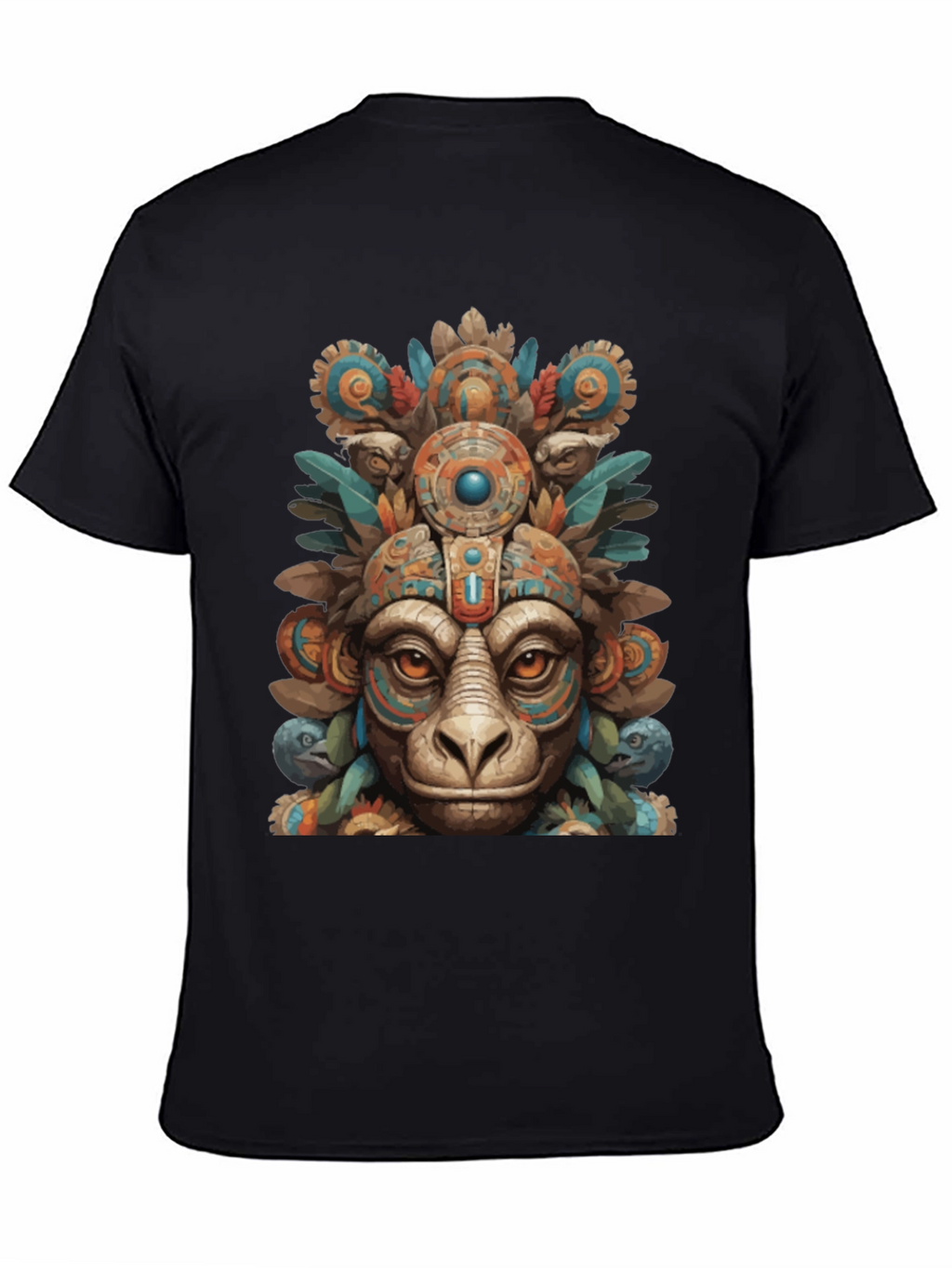 Aztec Monkey T-Shirt - Tribal Art