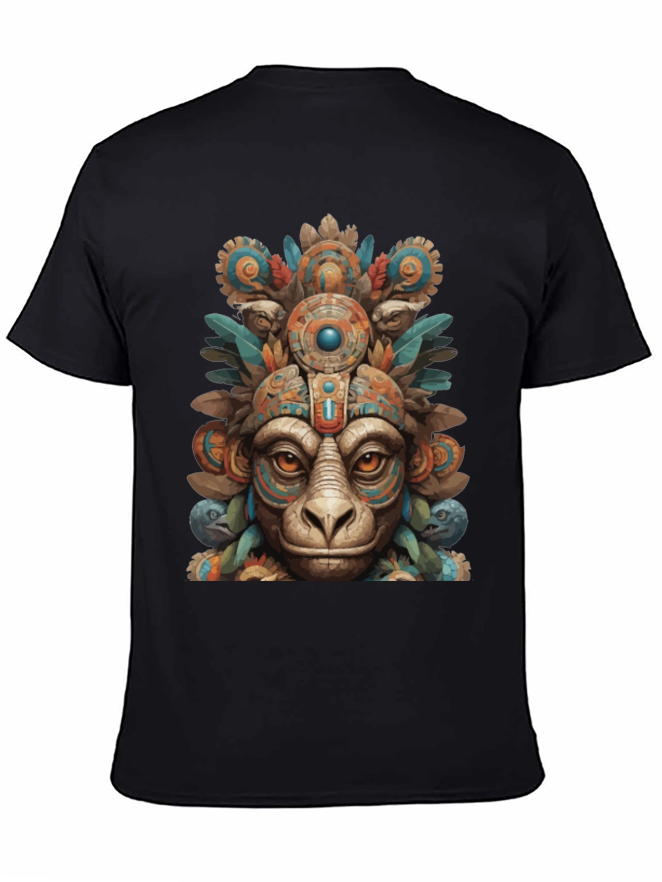Aztec Monkey T-Shirt - Tribal Art