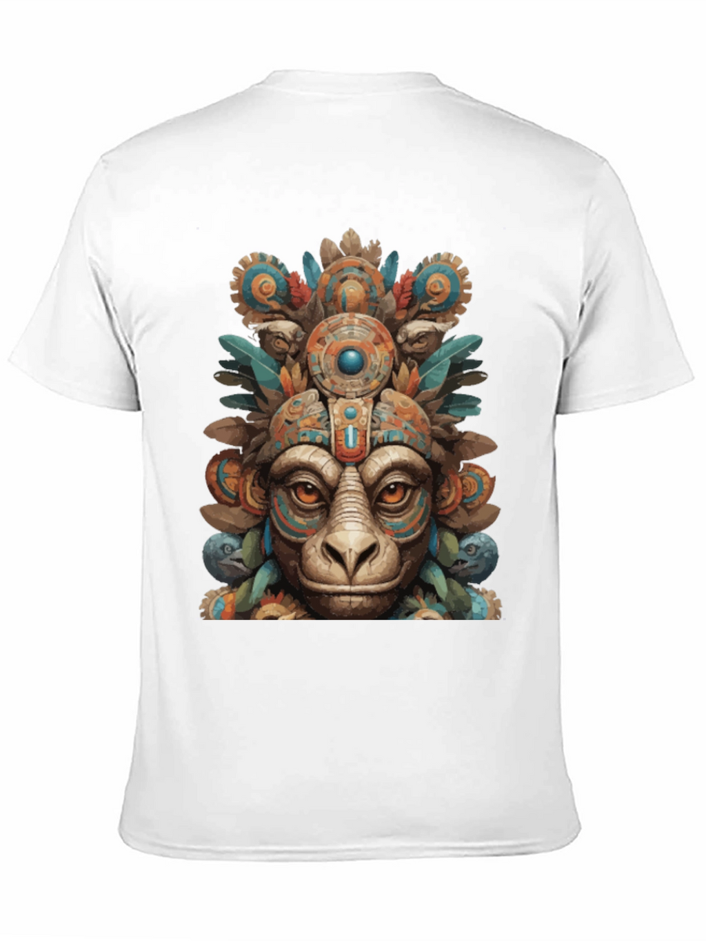 Aztec Monkey T-Shirt - Tribal Art