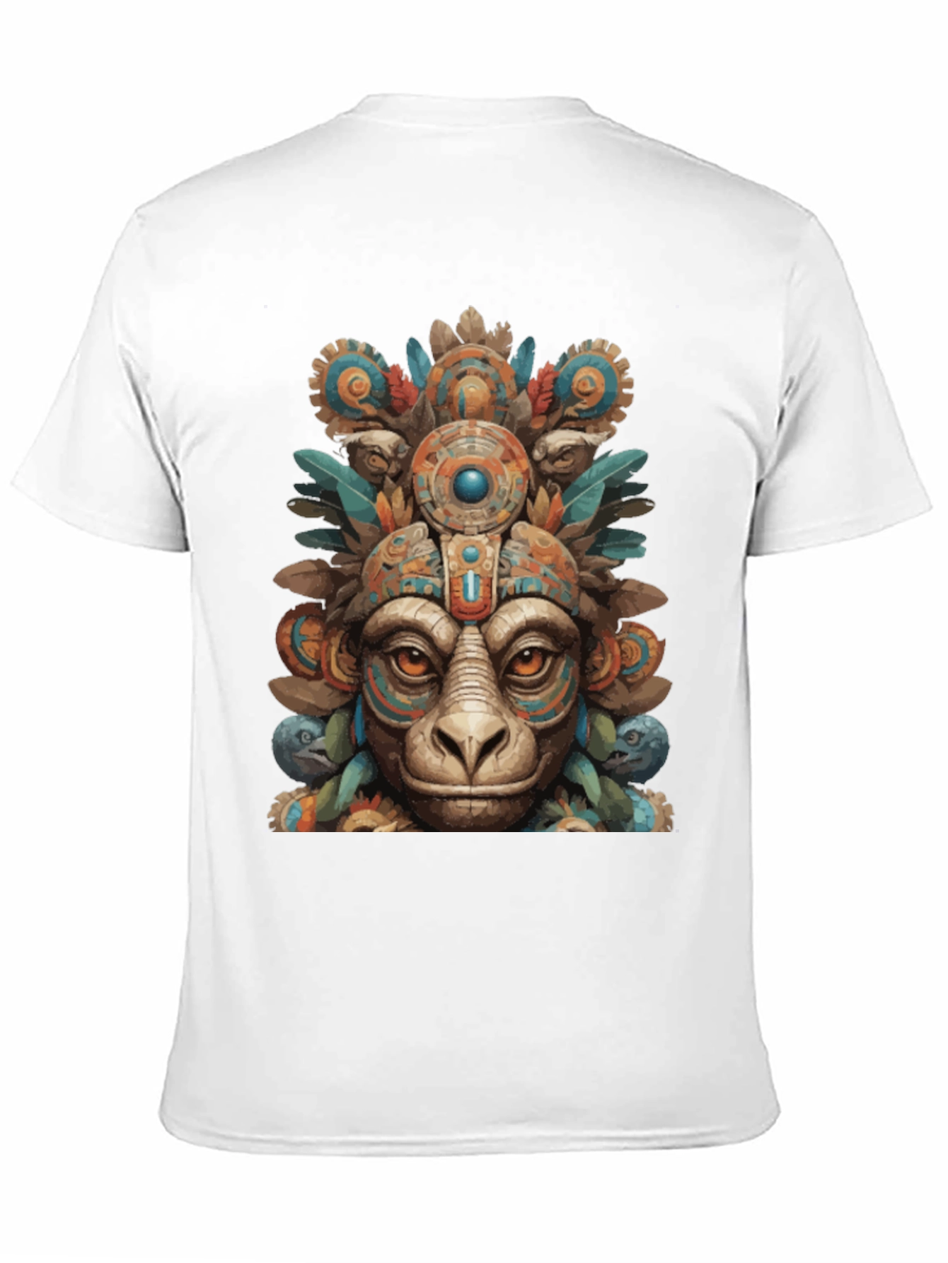 Aztec Monkey T-Shirt - Tribal Art