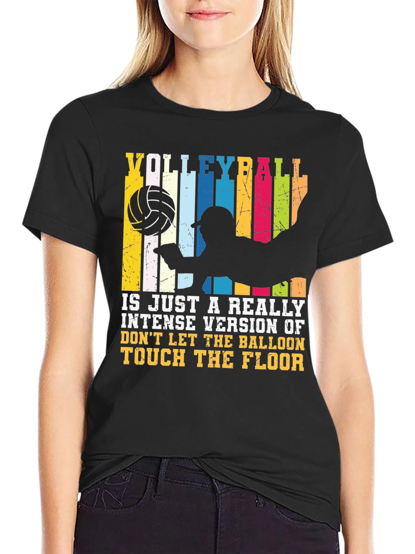 Volleyball Graphic Tee - Intense Version