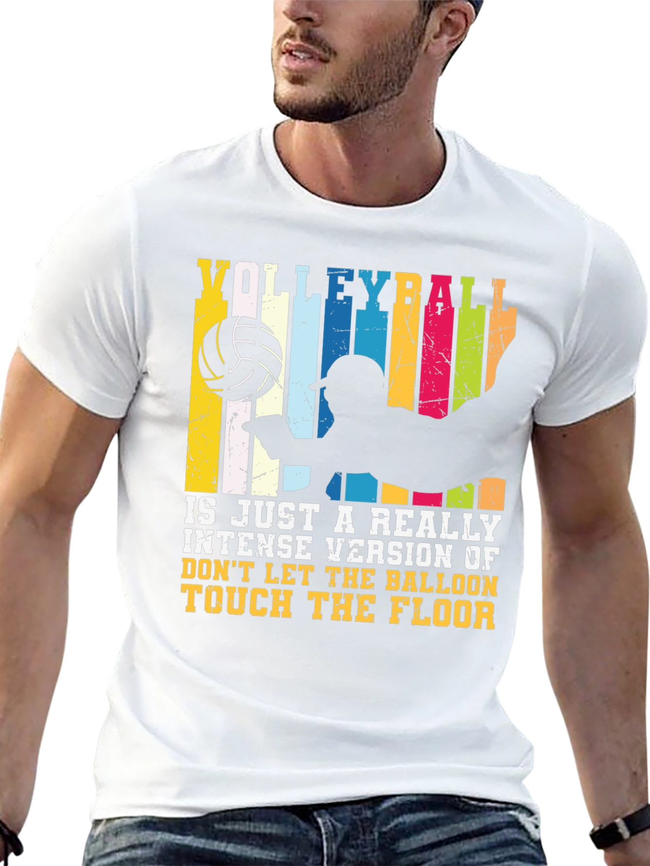 Volleyball Graphic Tee - Intense Version