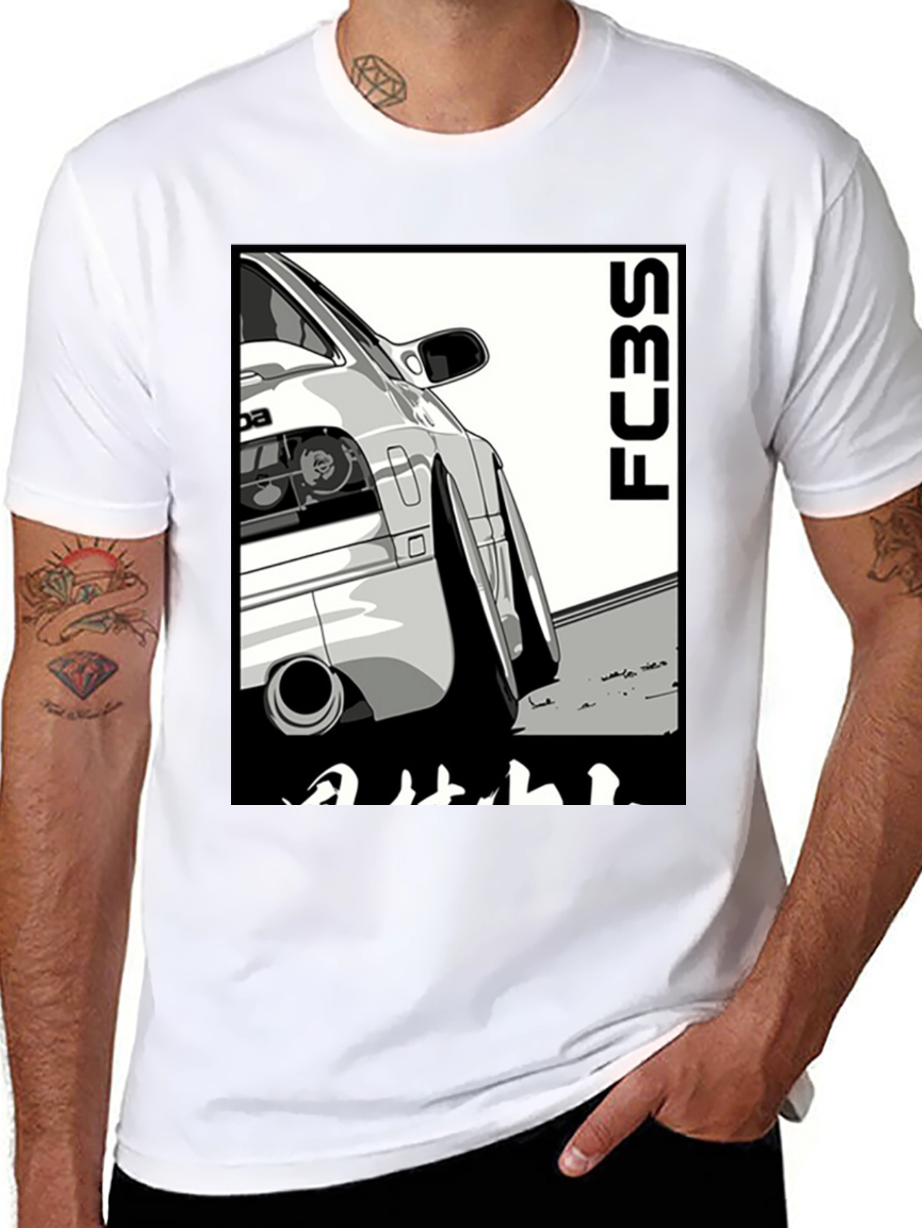 FC3S Mazda RX-7 Car T-Shirt