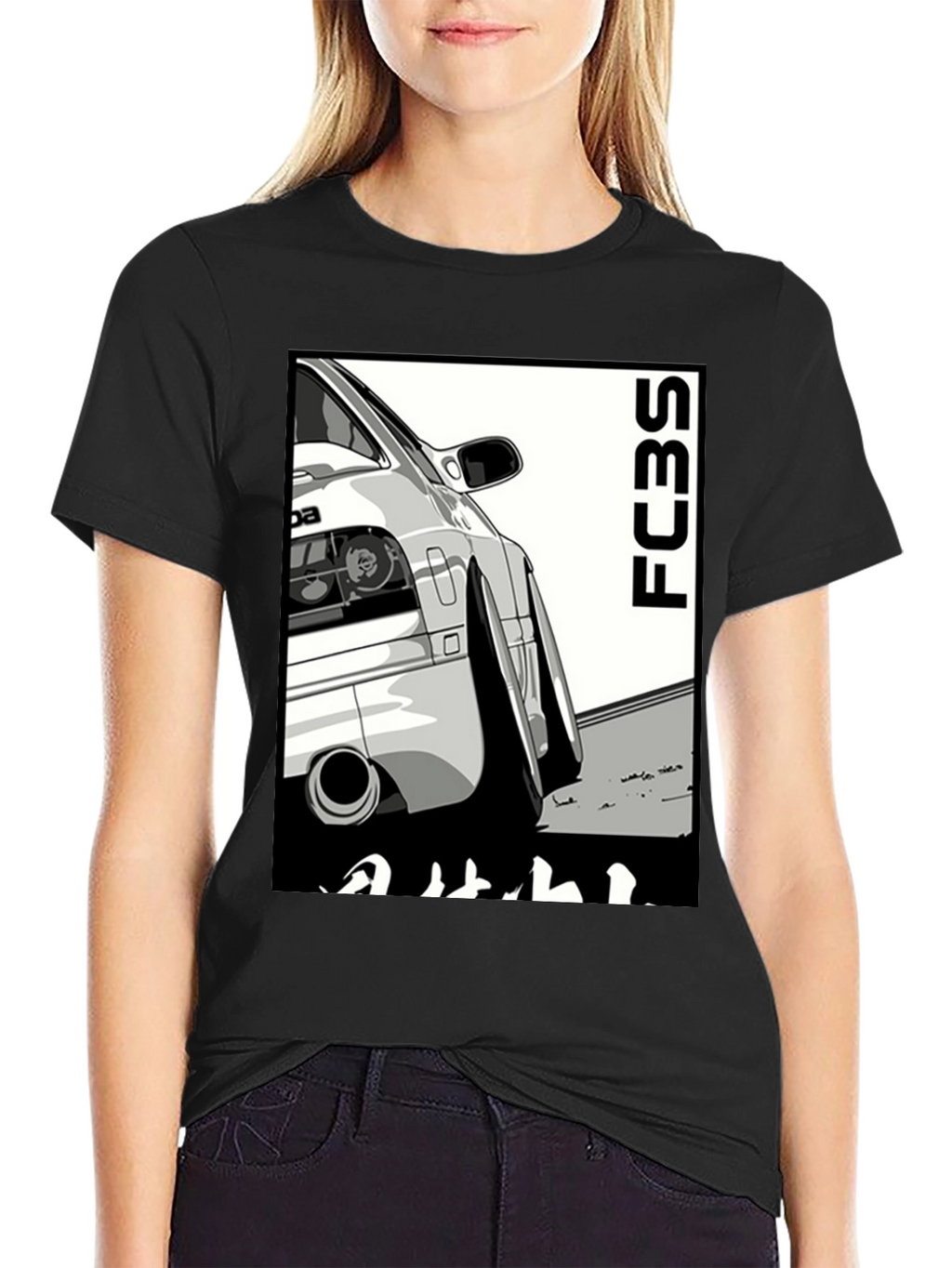FC3S Mazda RX-7 Car T-Shirt