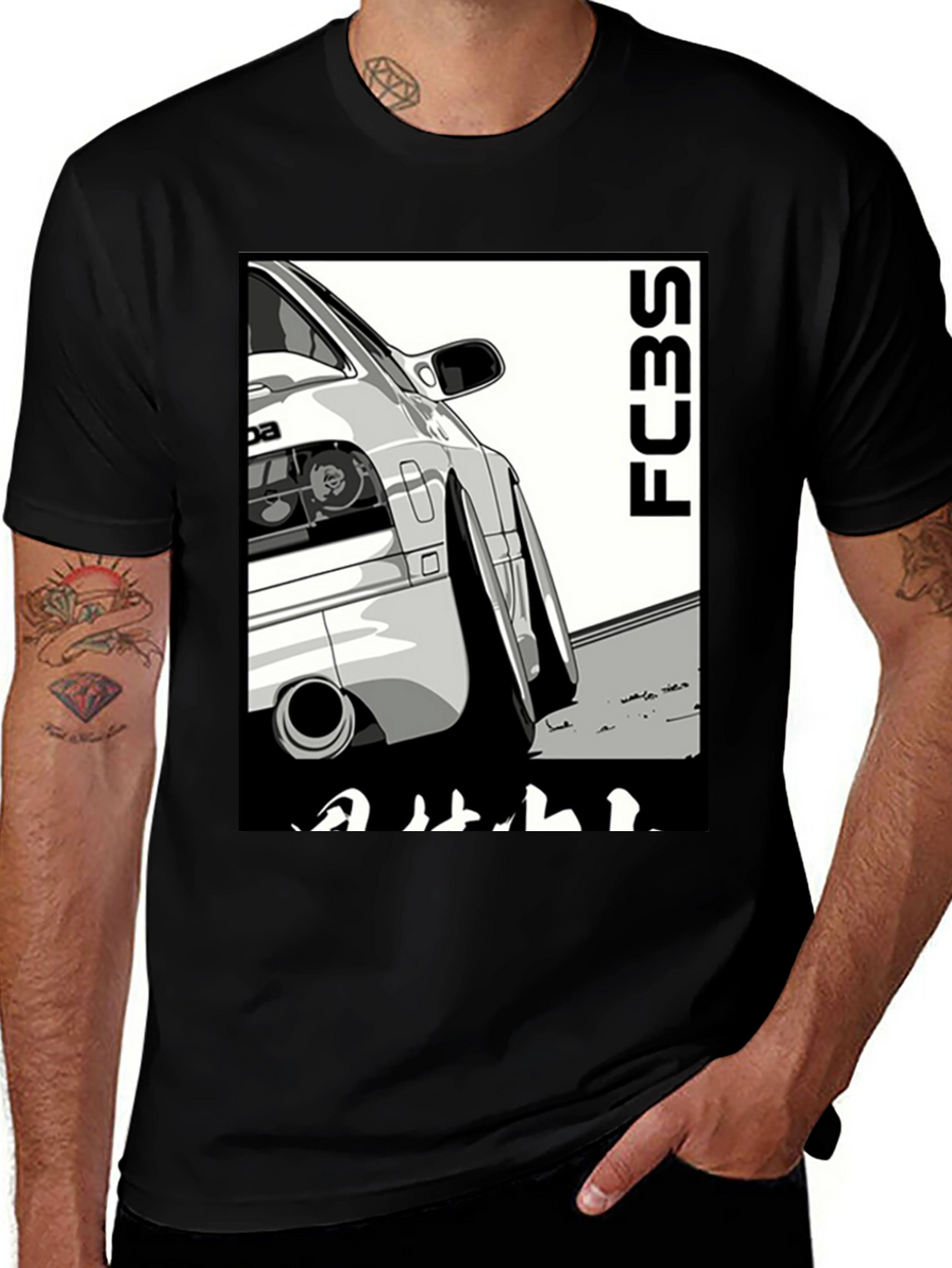 FC3S Mazda RX-7 Car T-Shirt