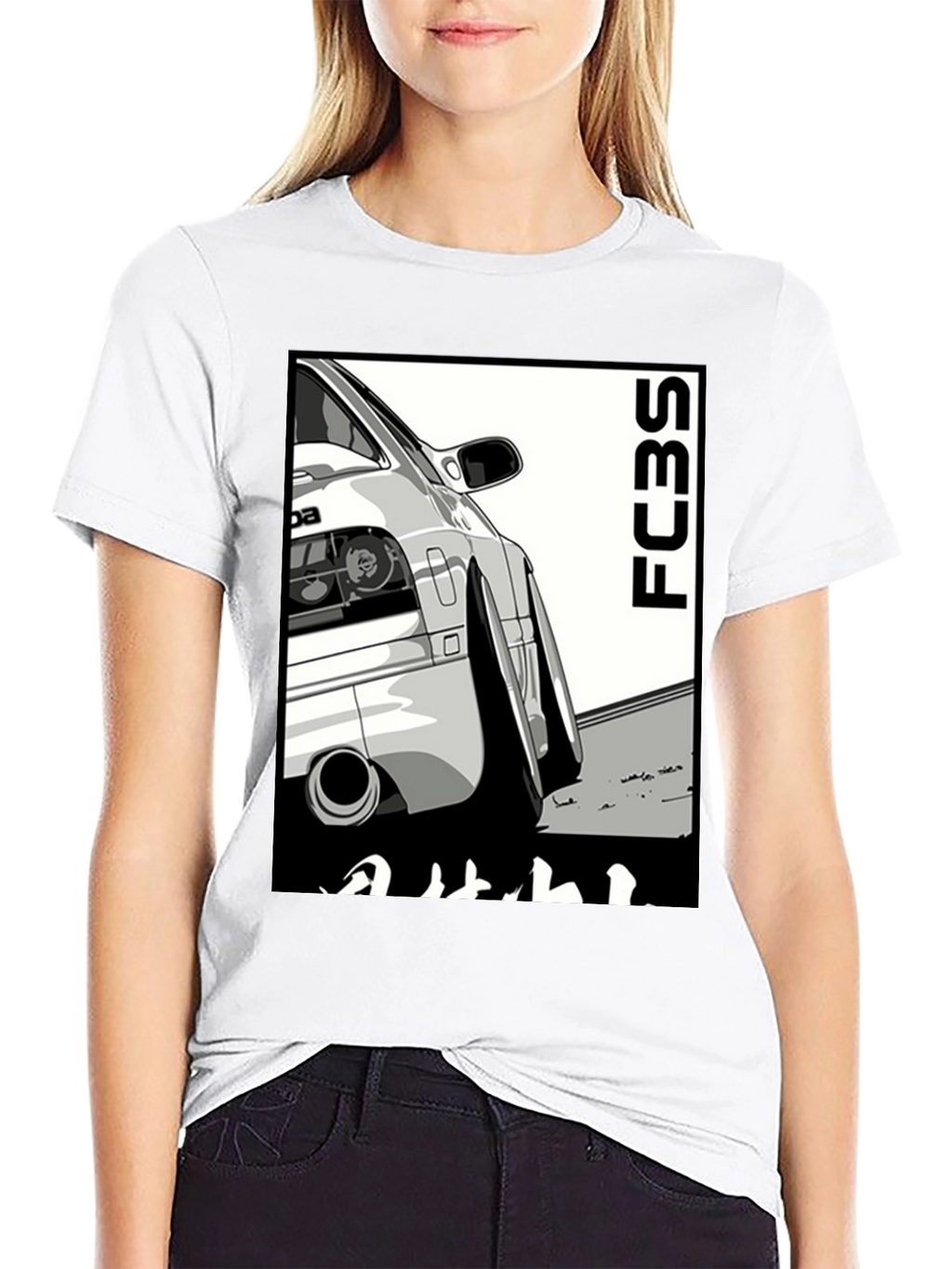 FC3S Mazda RX-7 Car T-Shirt
