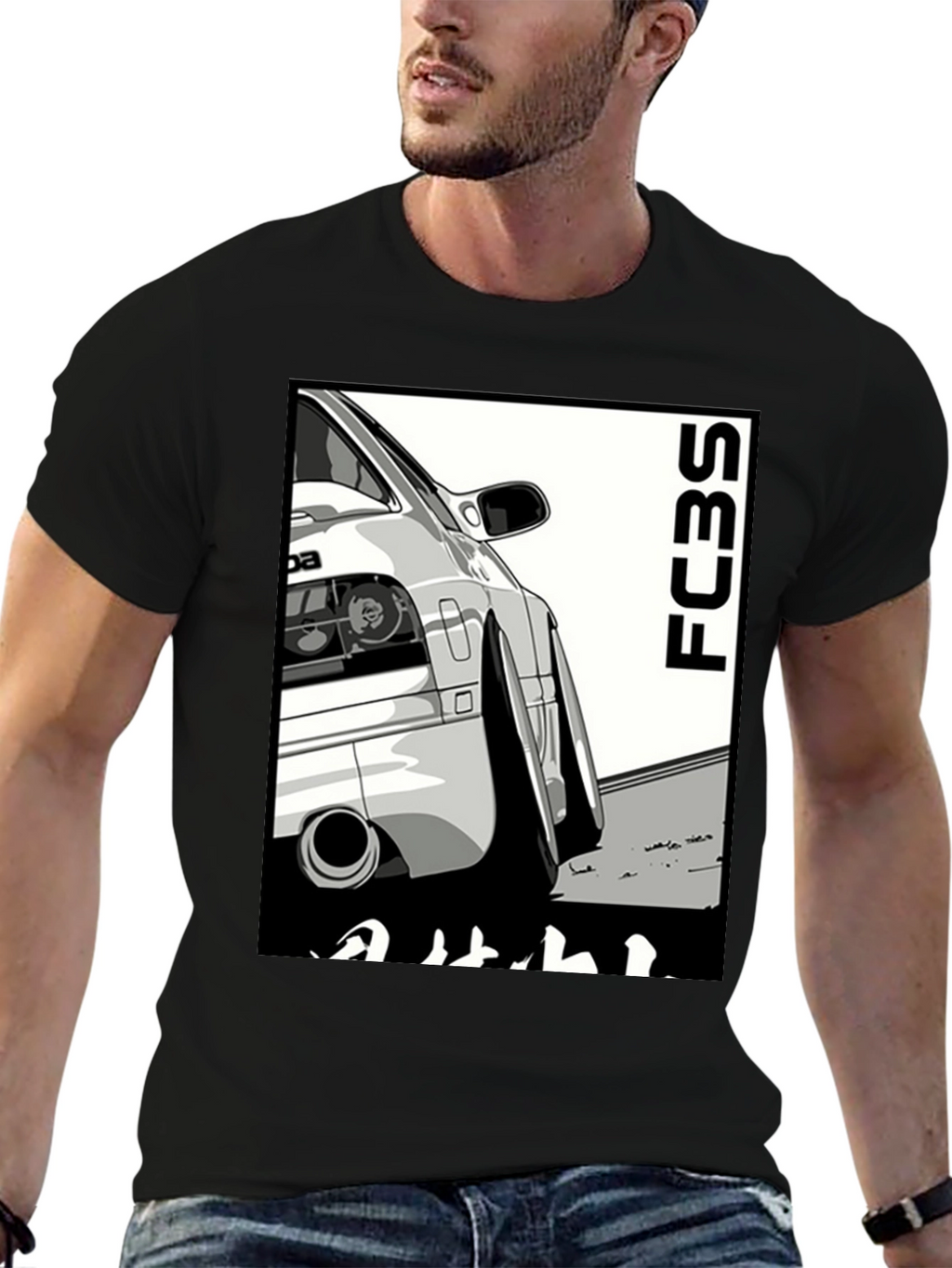 FC3S Mazda RX-7 Car T-Shirt