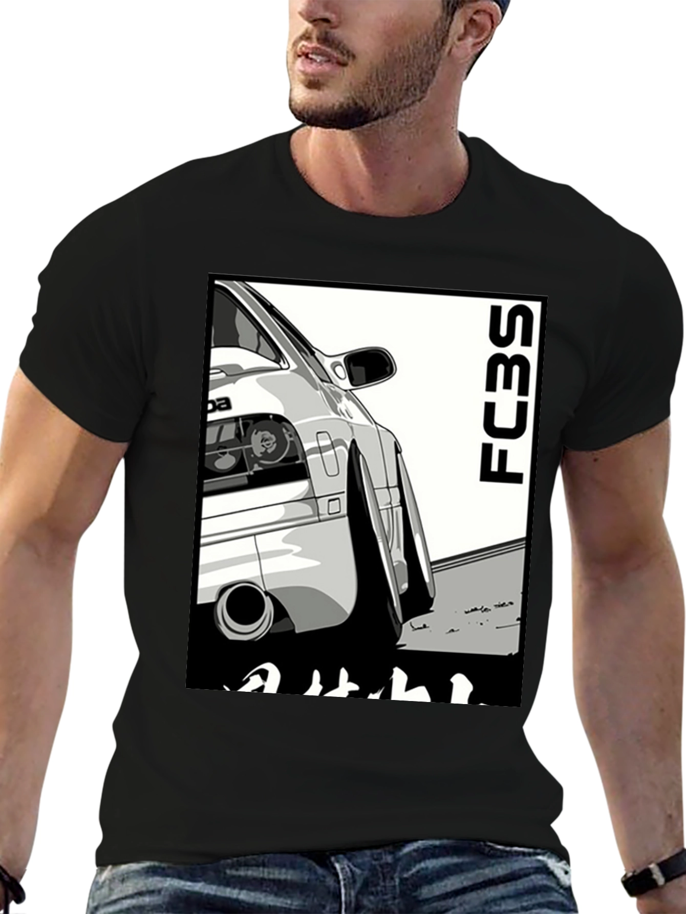 FC3S Mazda RX-7 Car T-Shirt