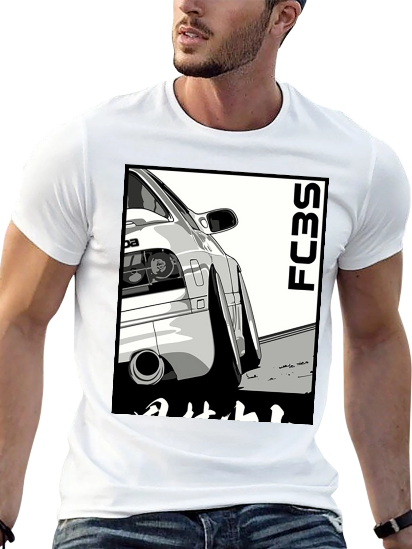 FC3S Mazda RX-7 Car T-Shirt