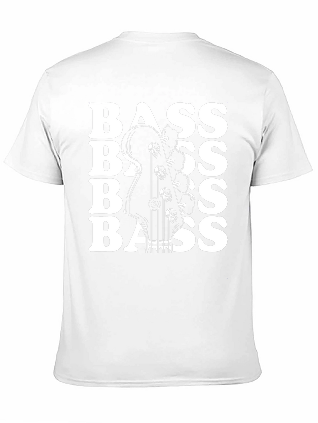 Bass Guitar Black Graphic Tee