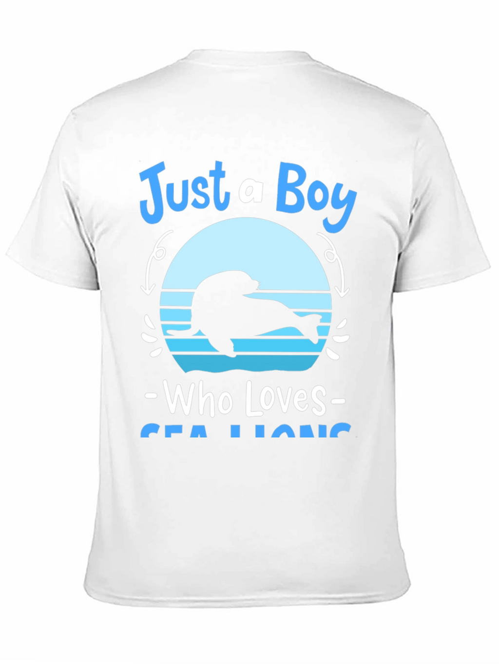 Just A Boy Who Loves Sea Lions Graphic Tee