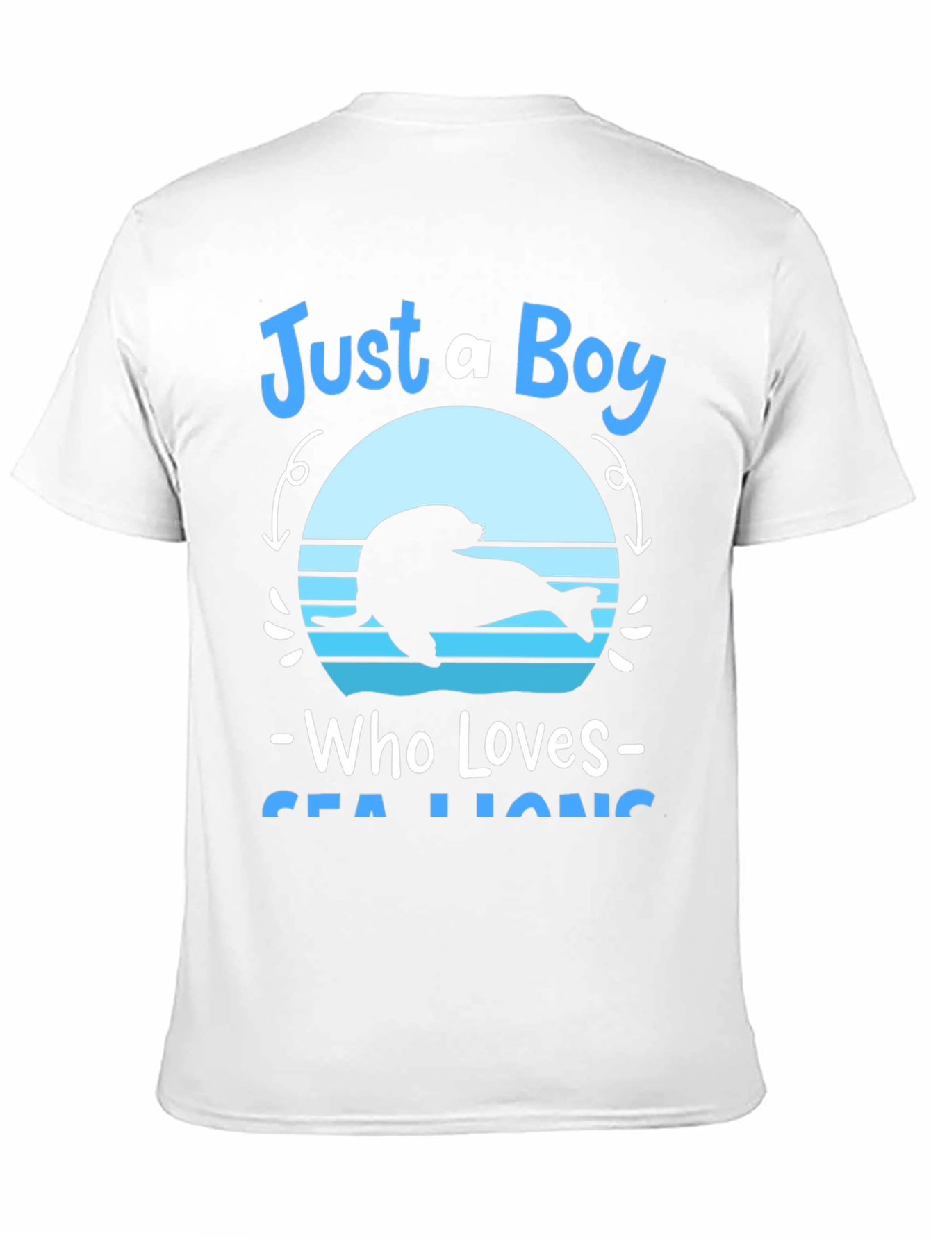 Just A Boy Who Loves Sea Lions Graphic Tee