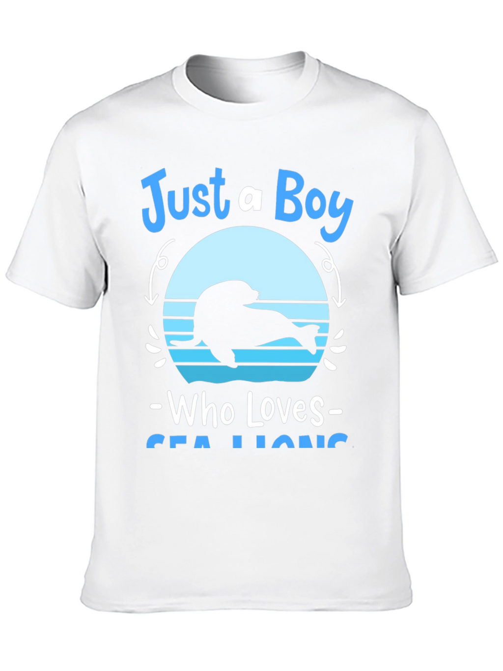 Just A Boy Who Loves Sea Lions Graphic Tee