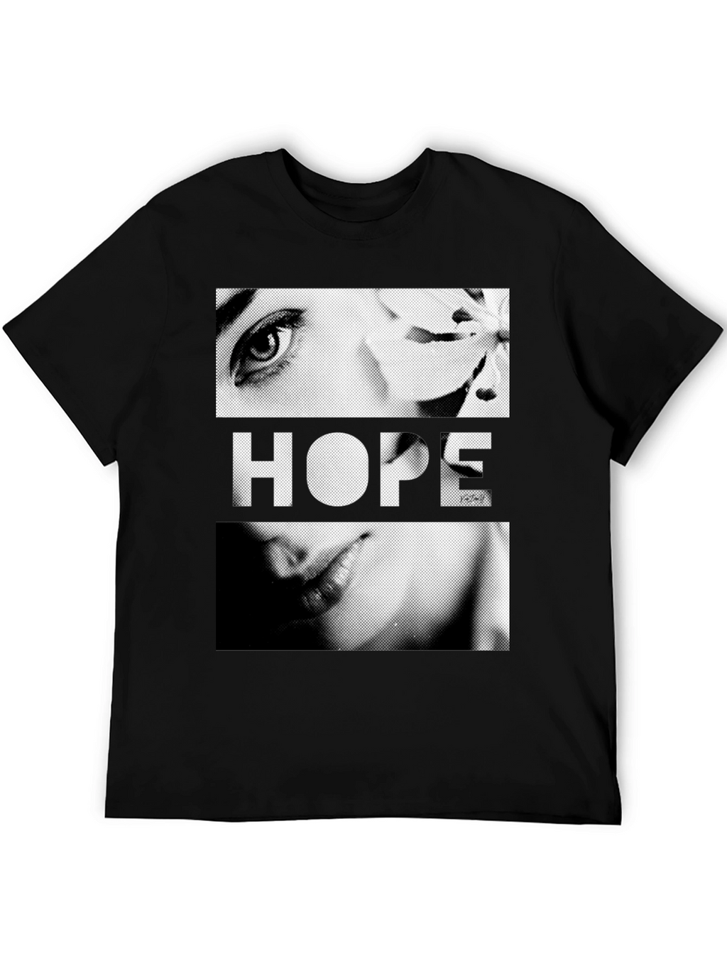Hope Graphic Print Black T-Shirt